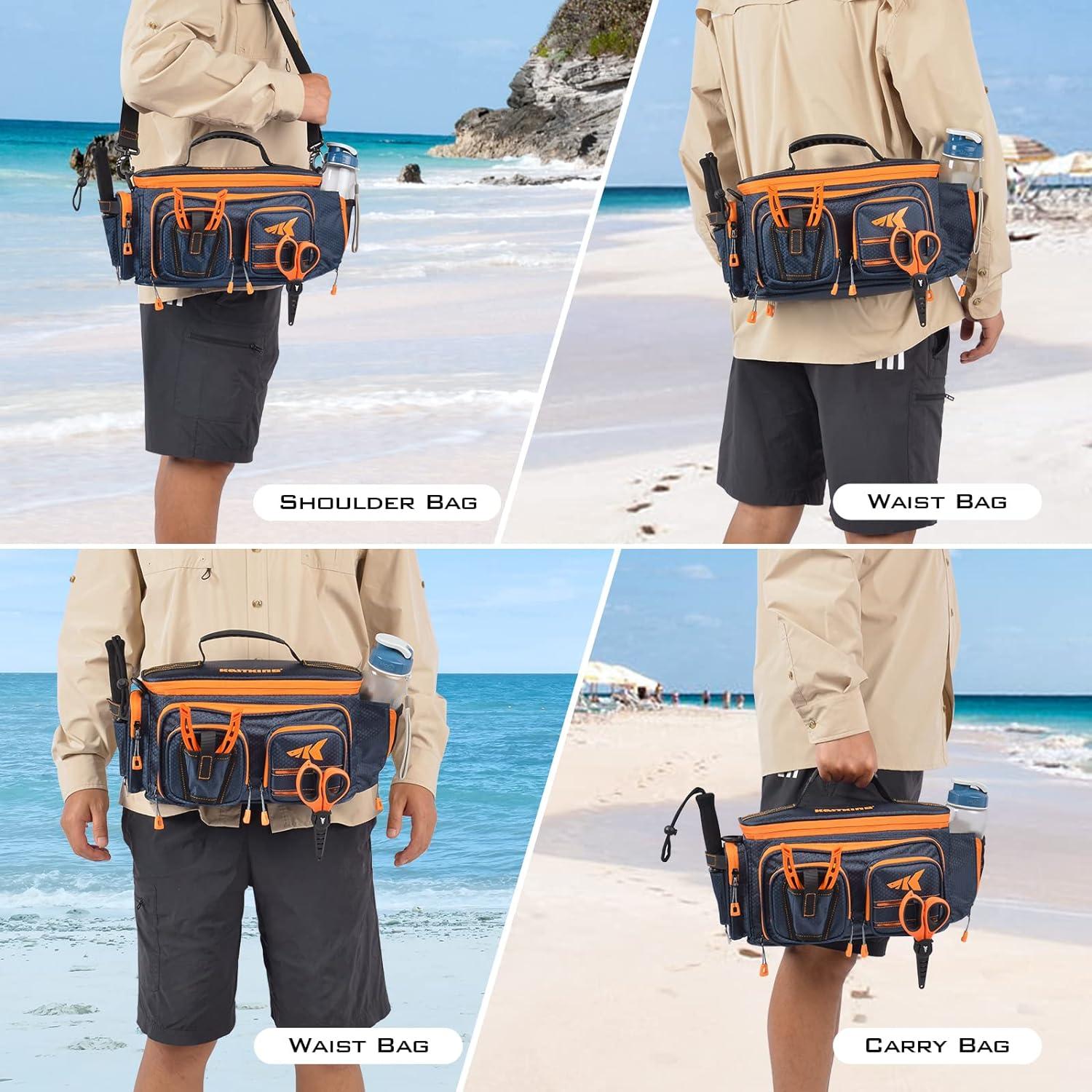 KastKing Bait Boss Fishing Tackle Bag, Soft Plastic Bait System &  Water-resistant Material, fishing bags，tackle bag，lure bag