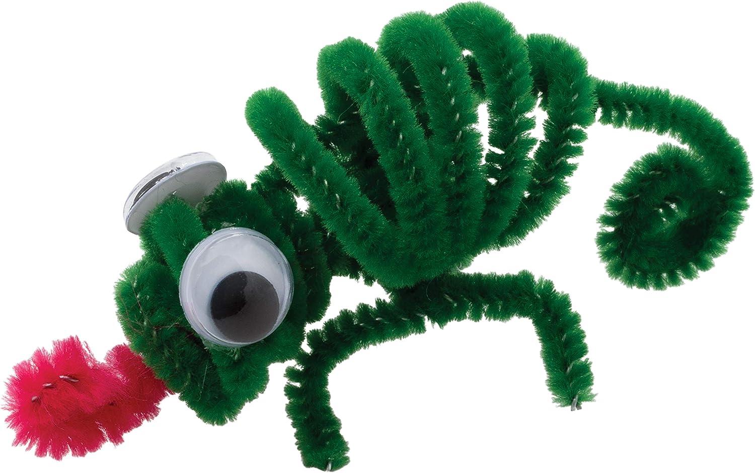  Creativity Street Polyester Standard Stem  Multi-Purpose Wire Pipe Cleaner, 1/8 X 12 In, Dark Green, Pack Of 100 :  Learning: Classroom