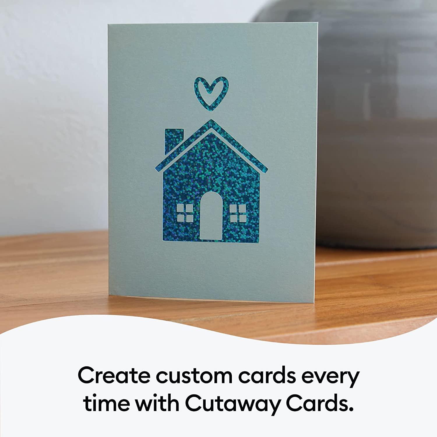 Cricut Joy Cutaway Cards in Neutrals, Marina and India