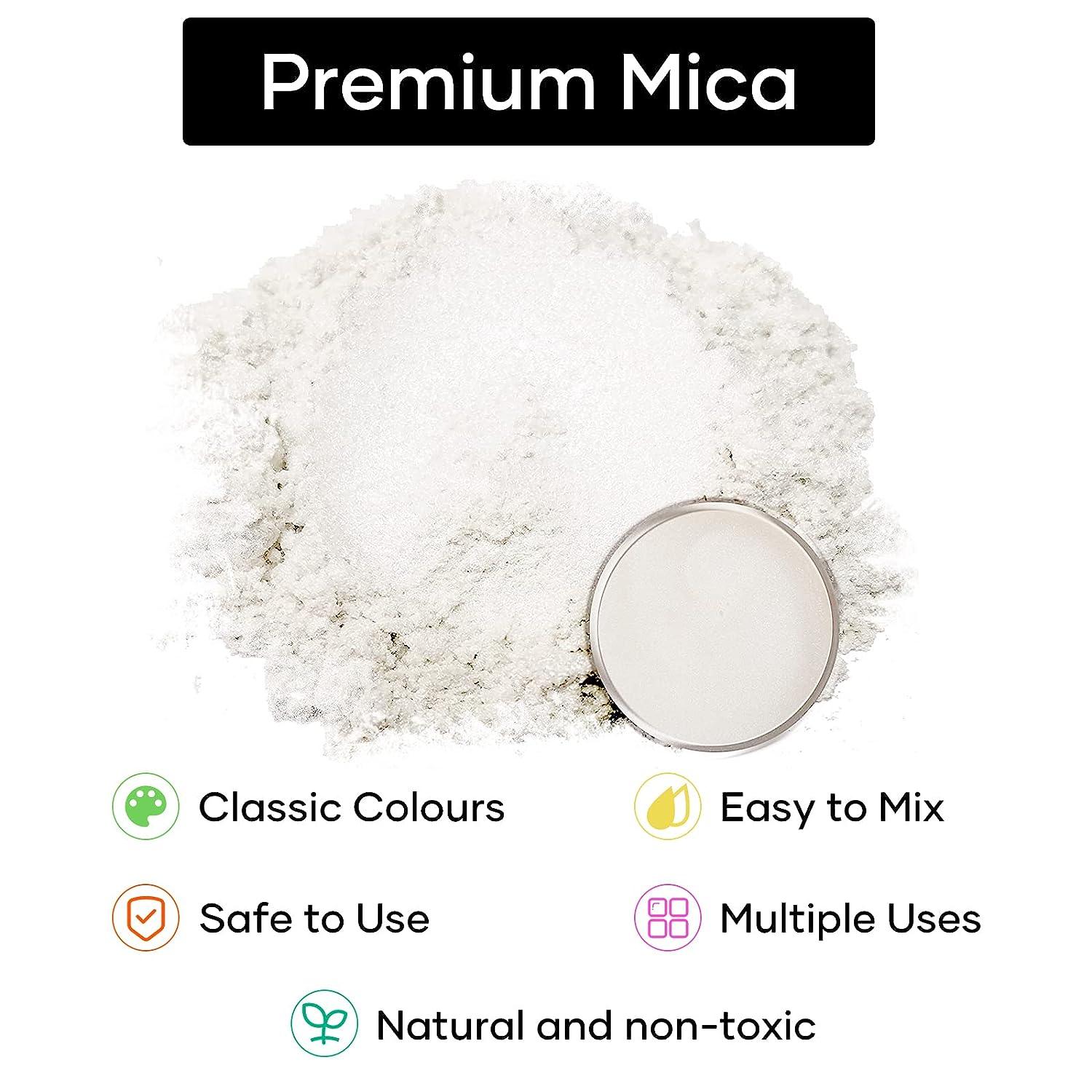 Mica Powder for Epoxy Resin 130g - 26 Colors