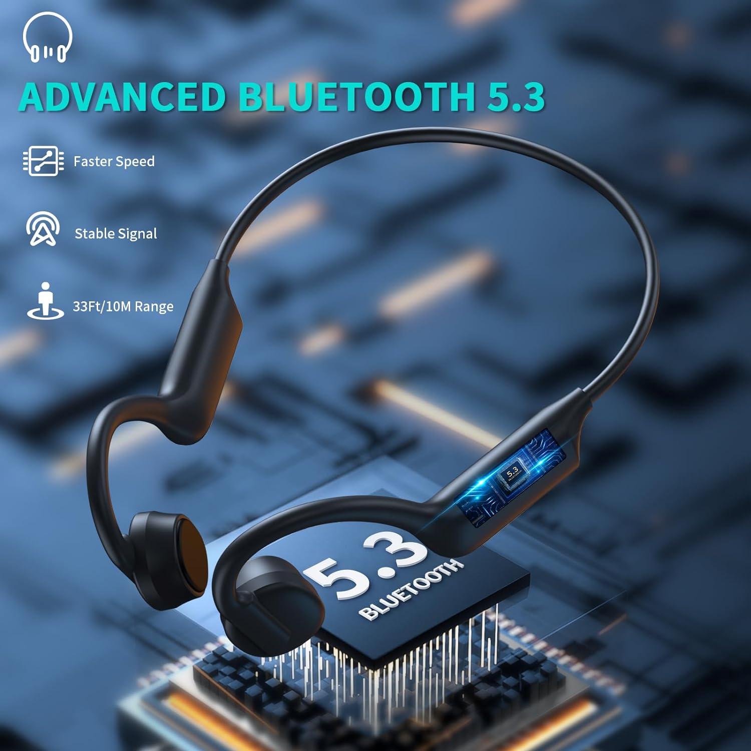 Bone Conduction Headphones Open Ear Headphones Wireless Bluetooth
