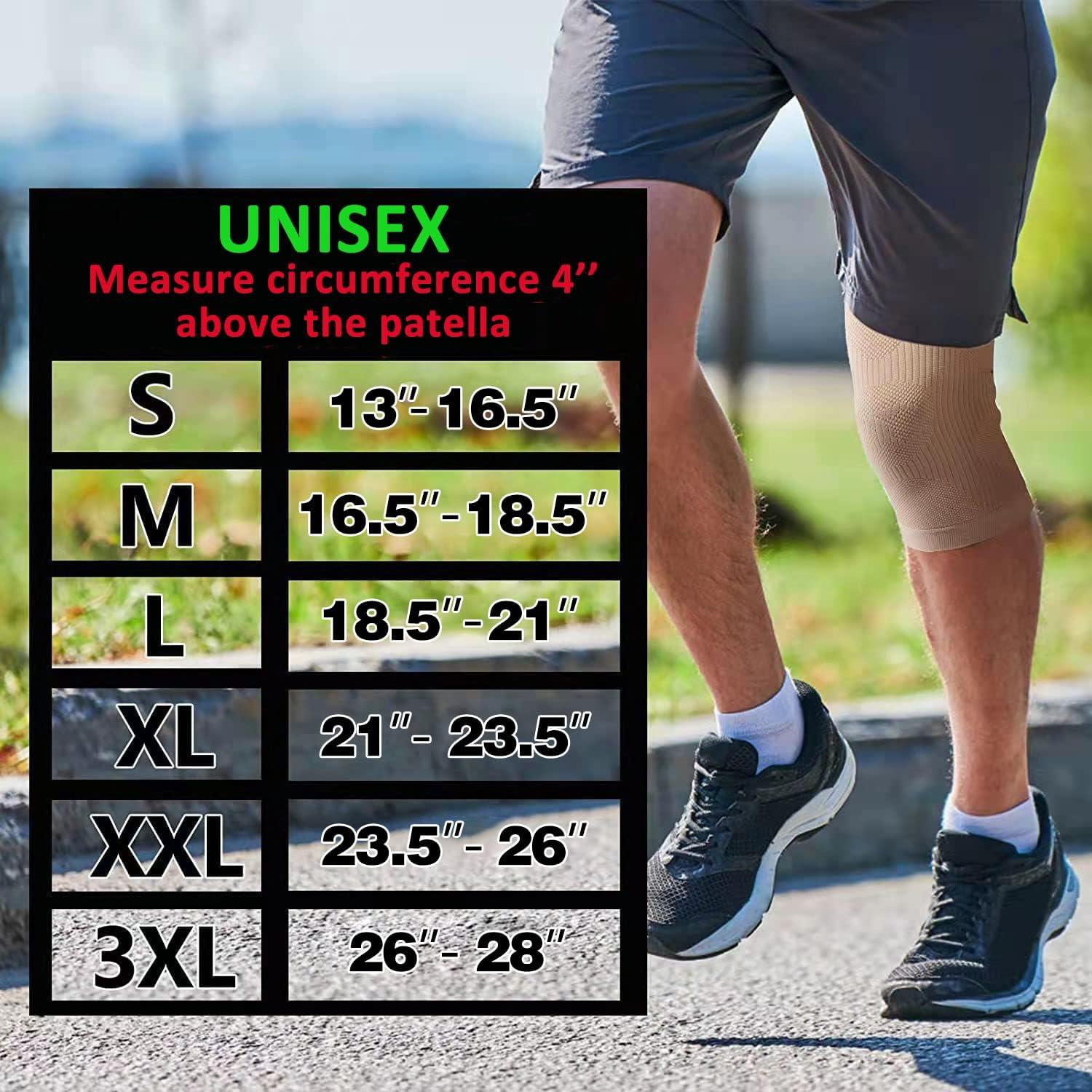 KEKING Full Leg Compression Sleeves, Unisex, Thigh High
