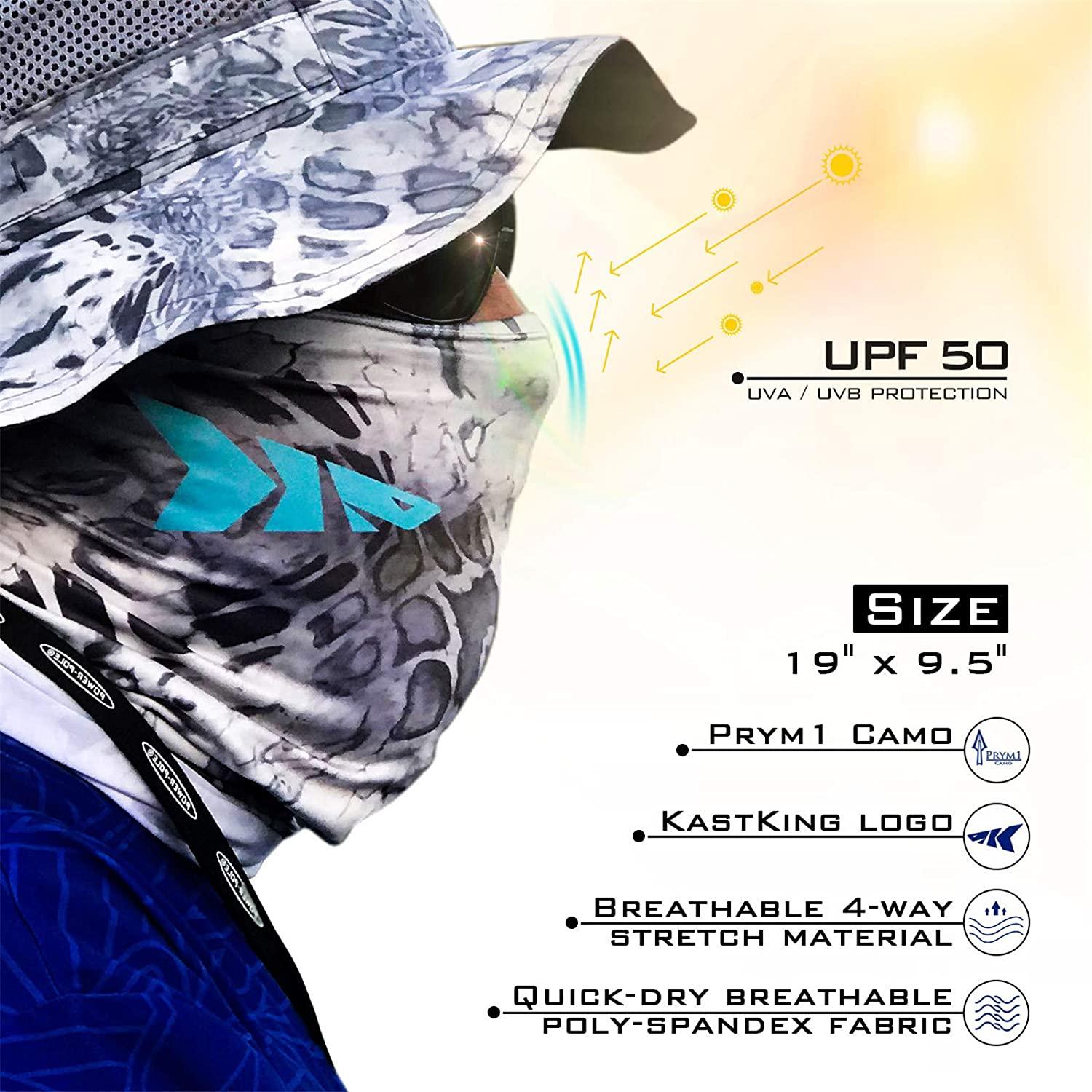 KastKing Sol Armis Neck Gaiter - UPF 50 Face Mask - UV Sun