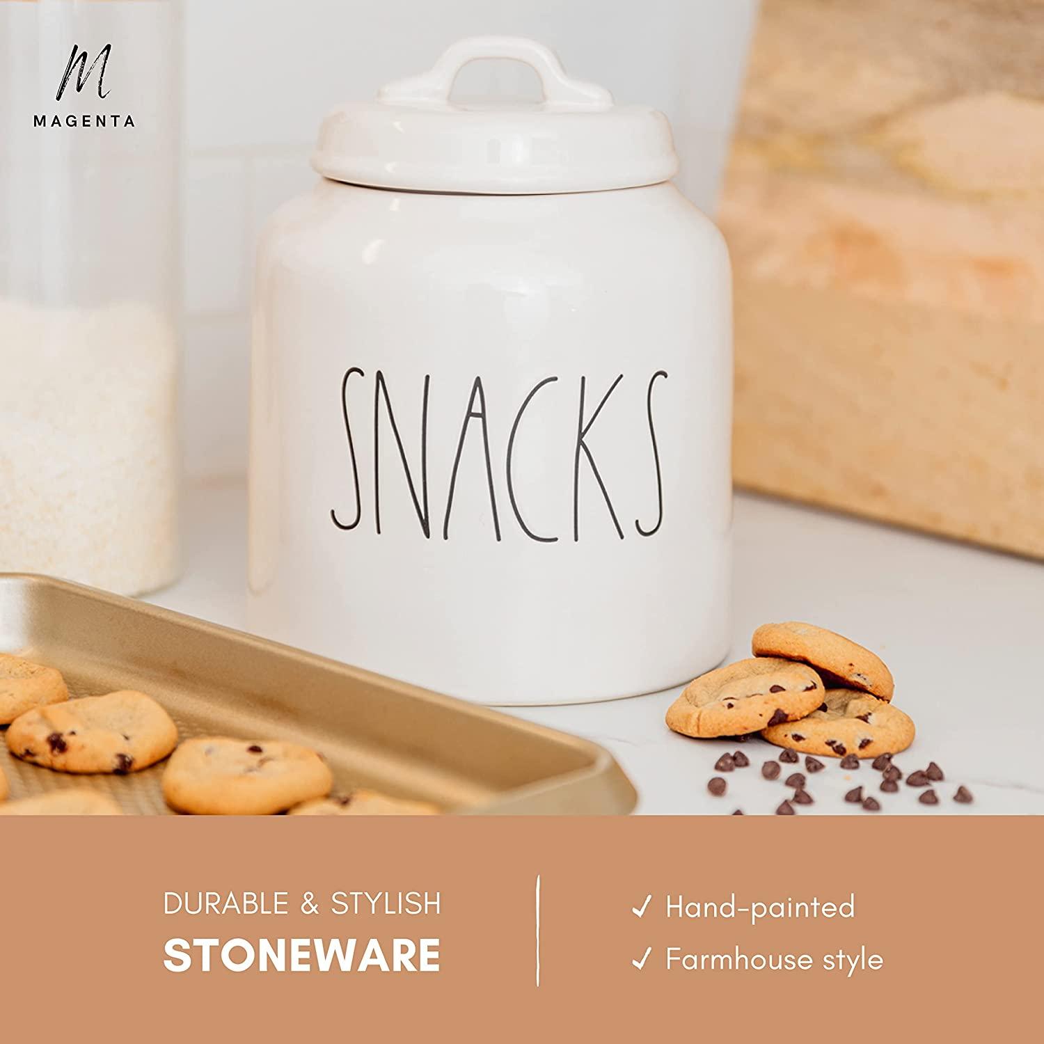 Personalized Farmhouse Ceramic Cookie Jar, Personalized Cookie Jar