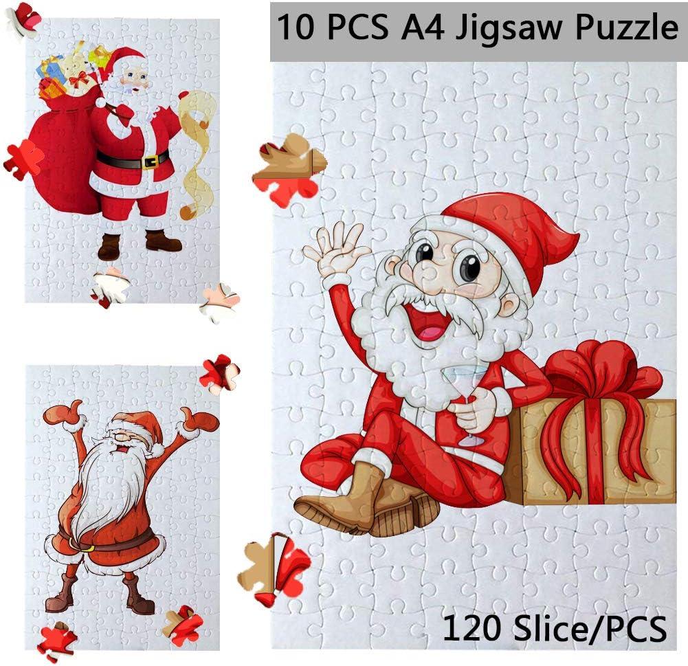 Sublimation Blanks Puzzles White A4 Jigsaw Puzzle Blank Puzzles