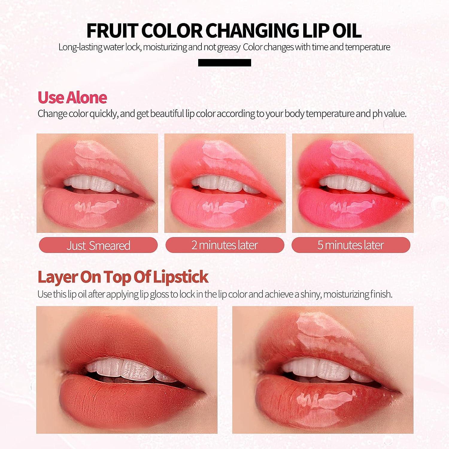 Lip Gloss Flavoring Color-Changing Lipstick Lasting Moisturizing