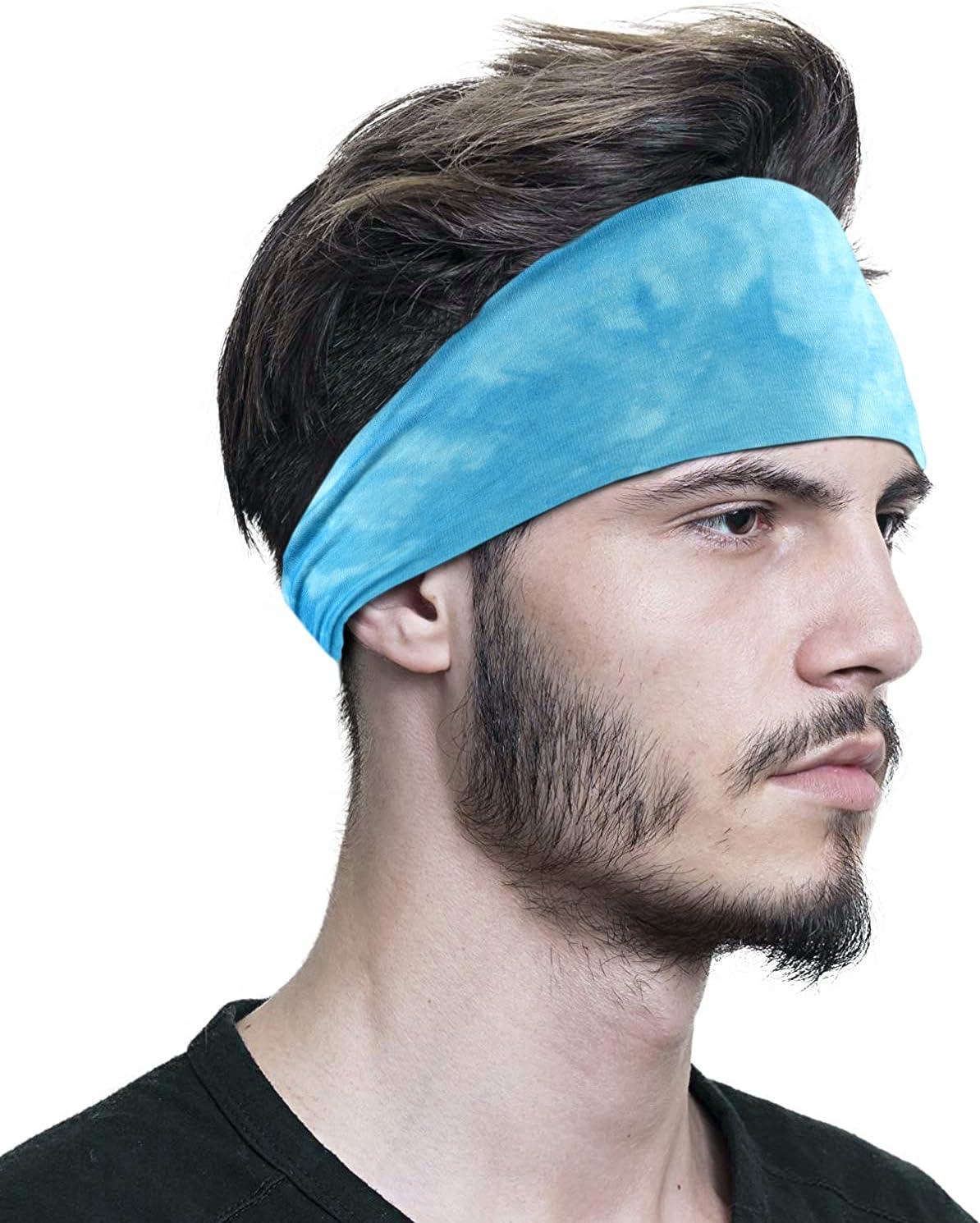 OFFTESTY Sports Headbands for Men 6 Pack, Moisture Wicking