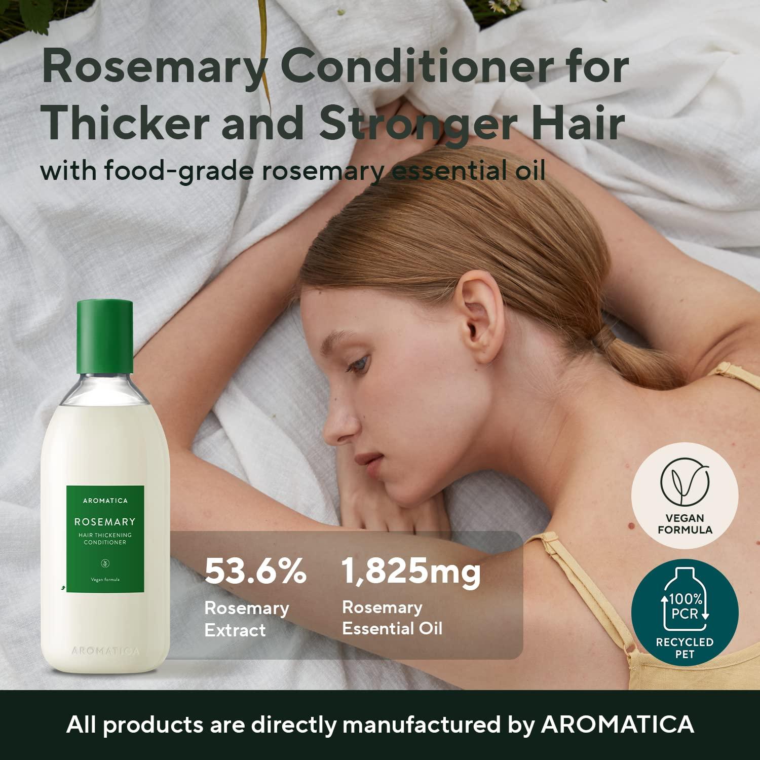  AROMATICA Rosemary Scalp Scaling Shampoo & Conditioner Gift  Set 13.53fl.oz. each – Vegan Hair Care Products with Rosemary Oil for Dry,  Itchy Scalp : Beauty & Personal Care