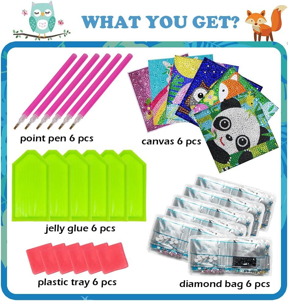 5d Diamond Painting Kits For Kids Beginner Easy Diy Crystal Art