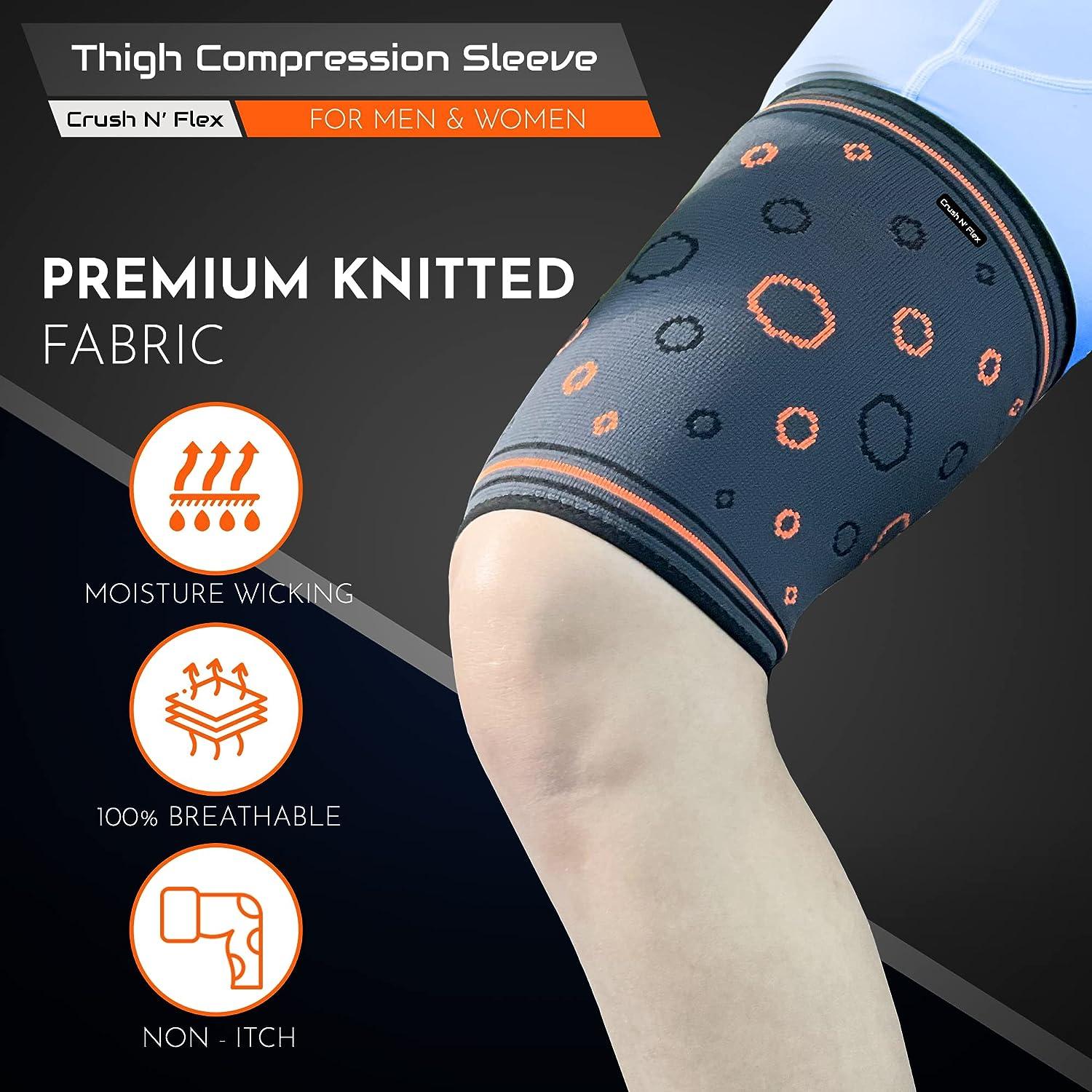 Thigh Compression Sleeves,Quad and Hamstring Support – Upper Leg