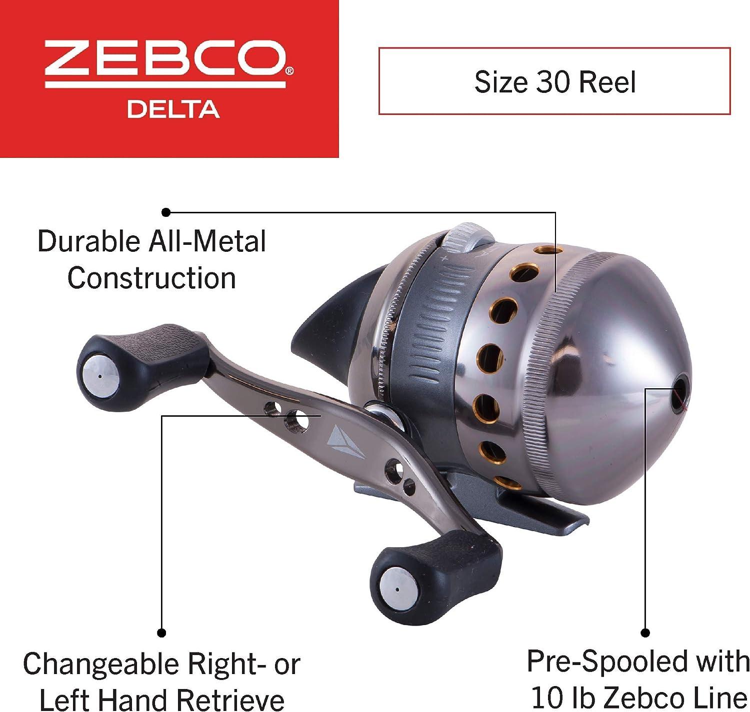 Zebco Delta Spincast Reel Dlta | Size: 20 | Brass/Metal/Ceramics