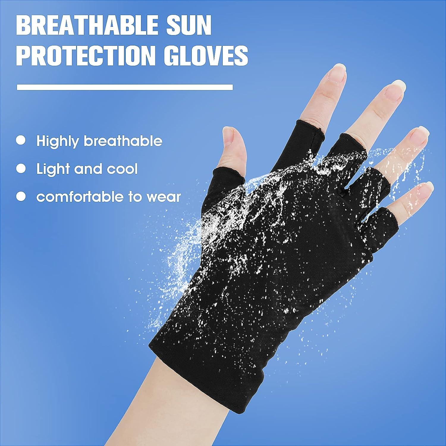 Molain Anti UV Gloves, Gel Manicures Glove, Professional