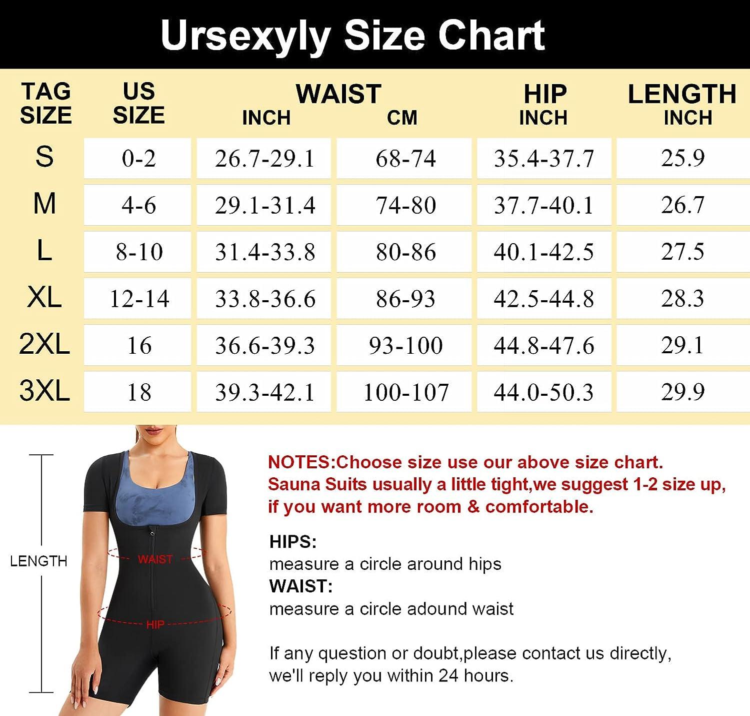 Buy Rolewpy Women Sweat Neoprene Waist Trainer Hot Slimming Sauna Vest  Tummy Control Body Shaper for (Black Workout Suit, XL(US 16)) Online at  desertcartKUWAIT