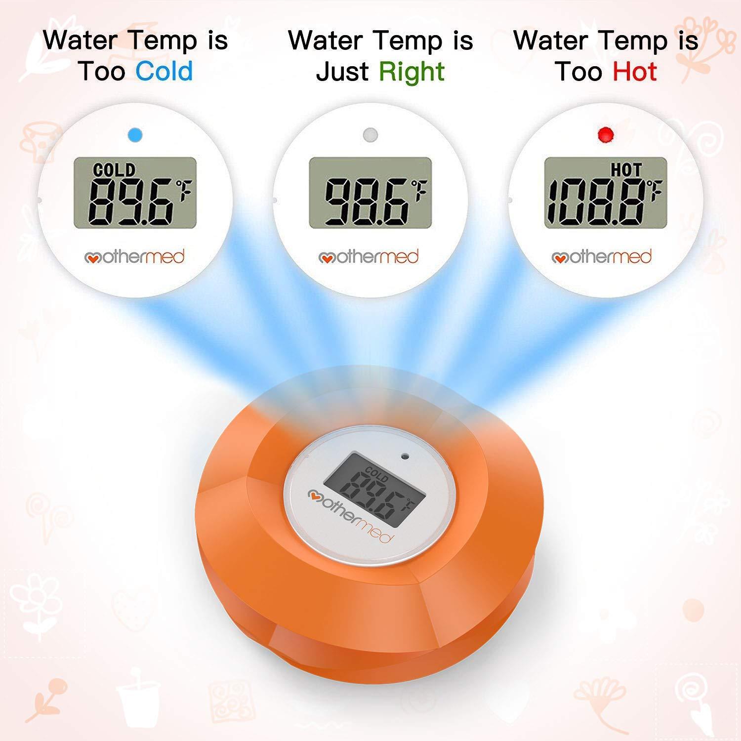 Mothermed Baby Bath Thermometer and Baby Bathtub Thermometers and