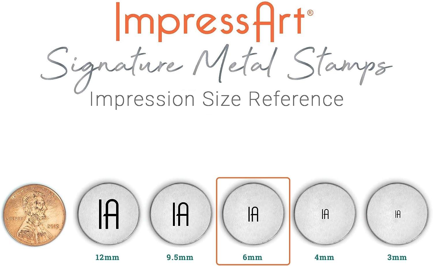 ImpressArt Ampersand Metal Stamp, 6mm