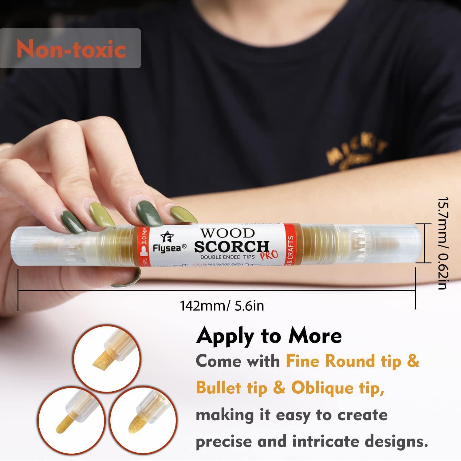 Wood Burning Pen Marker | Educational Scorch Pen For Wood Burning 