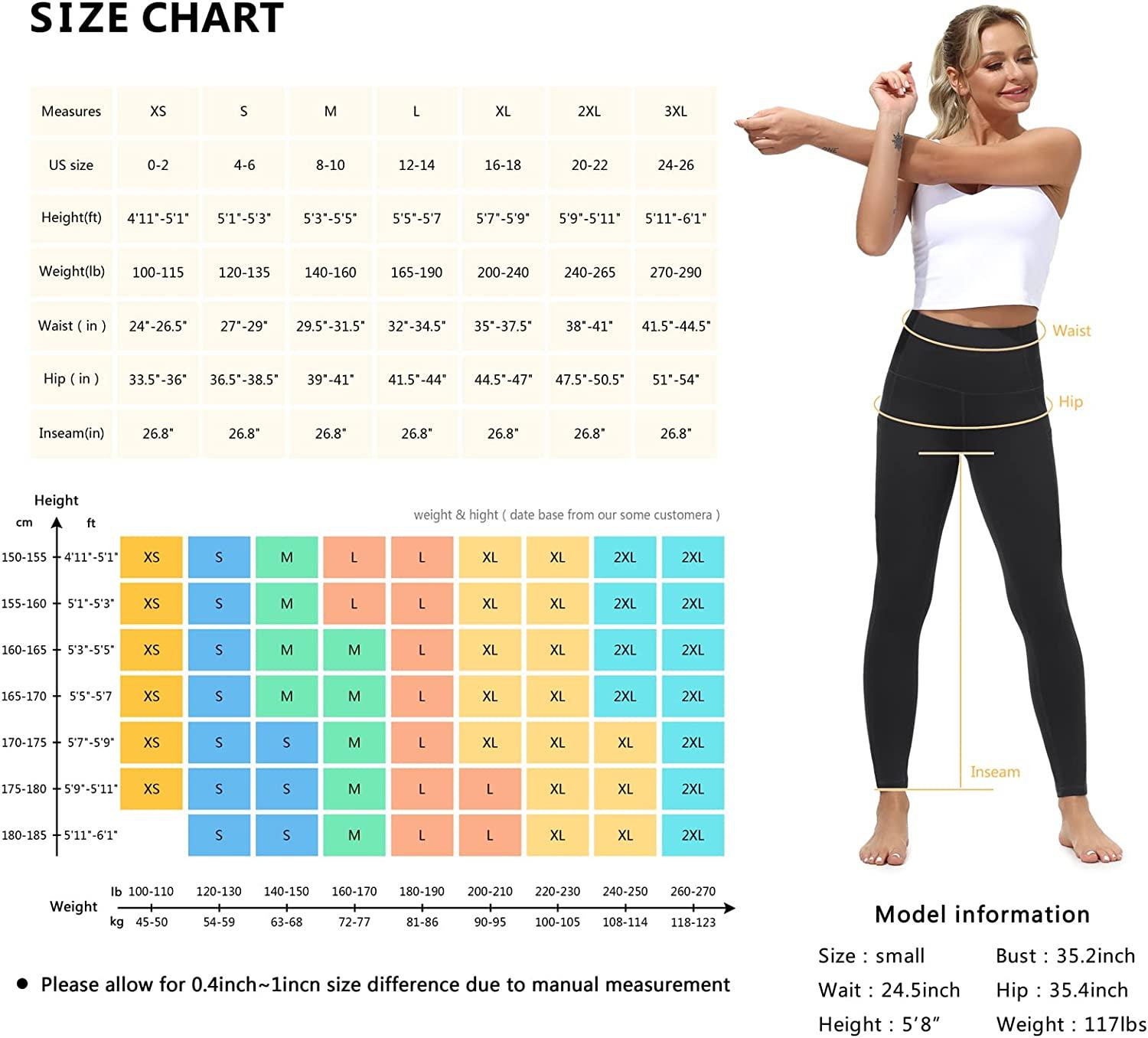Ewedoos Women's Yoga Pants with Pockets - Leggings with Pockets, High Waist  Tummy Control Non See-Through Workout Pants in Kenya