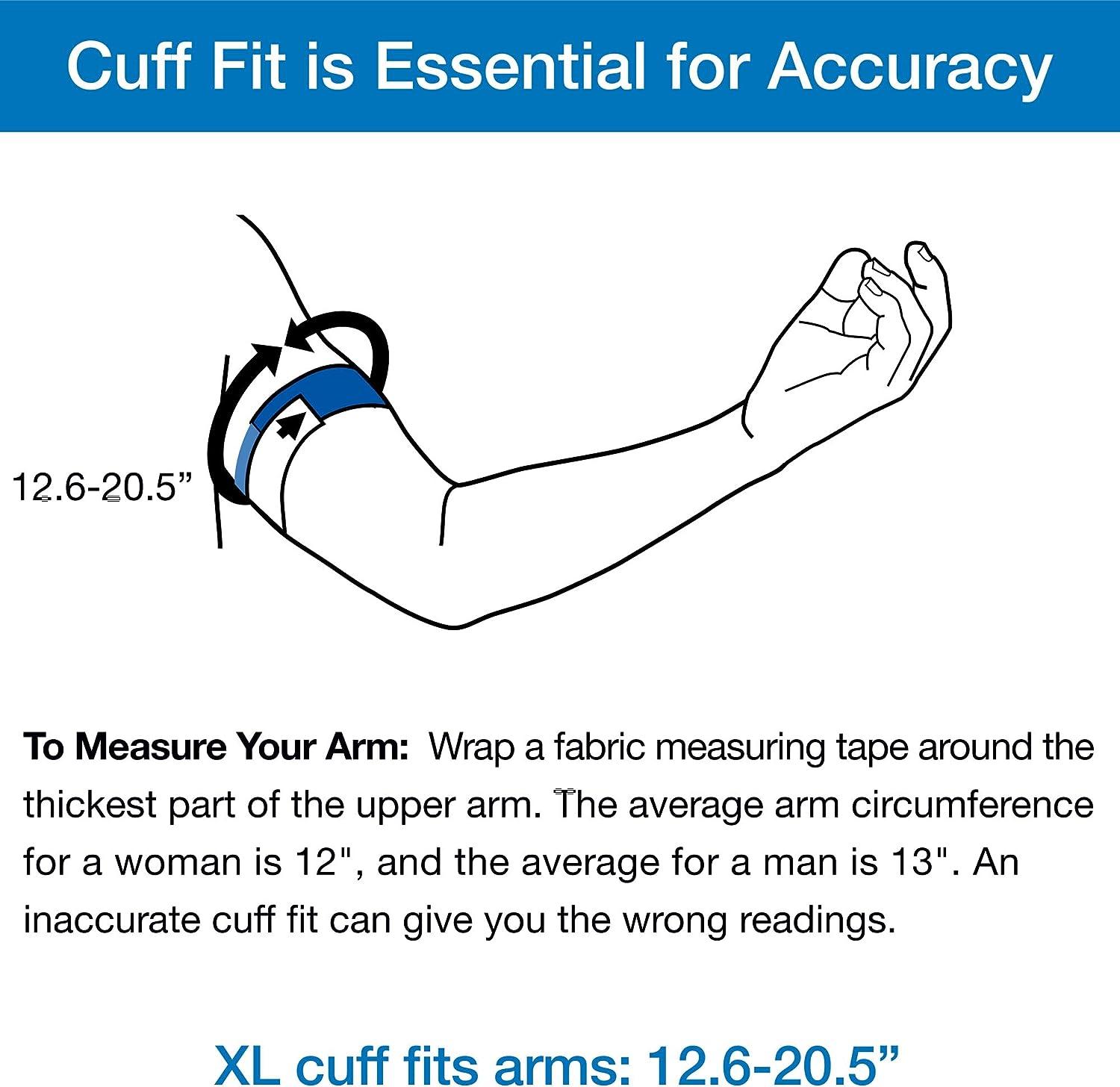 MICROLIFE BLOOD PRESSURE MONITOR MACHINE ARM CUFF w/ CASE M-L size