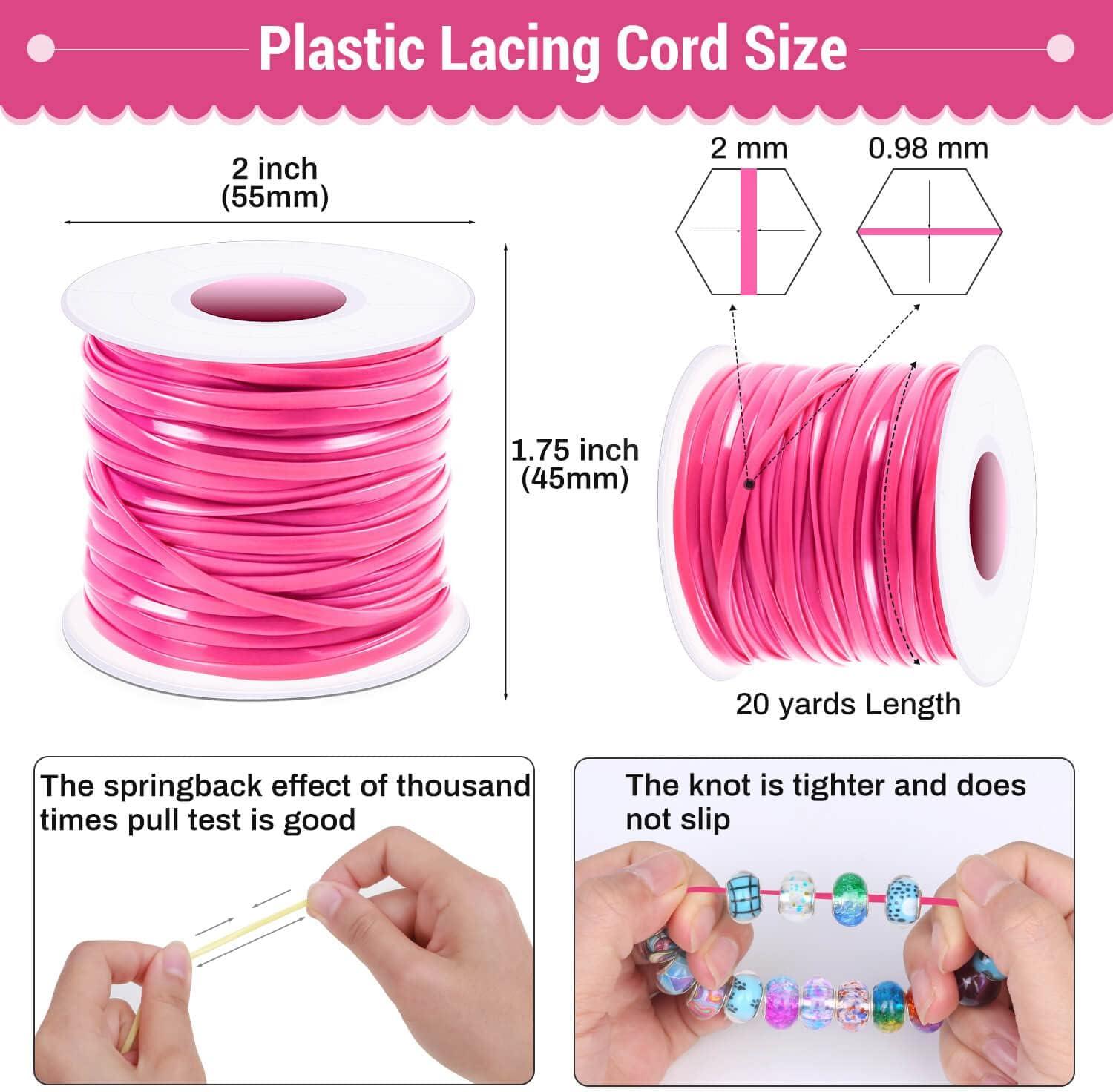 Cridoz Clear Elastic String for Bracelet Making with UK