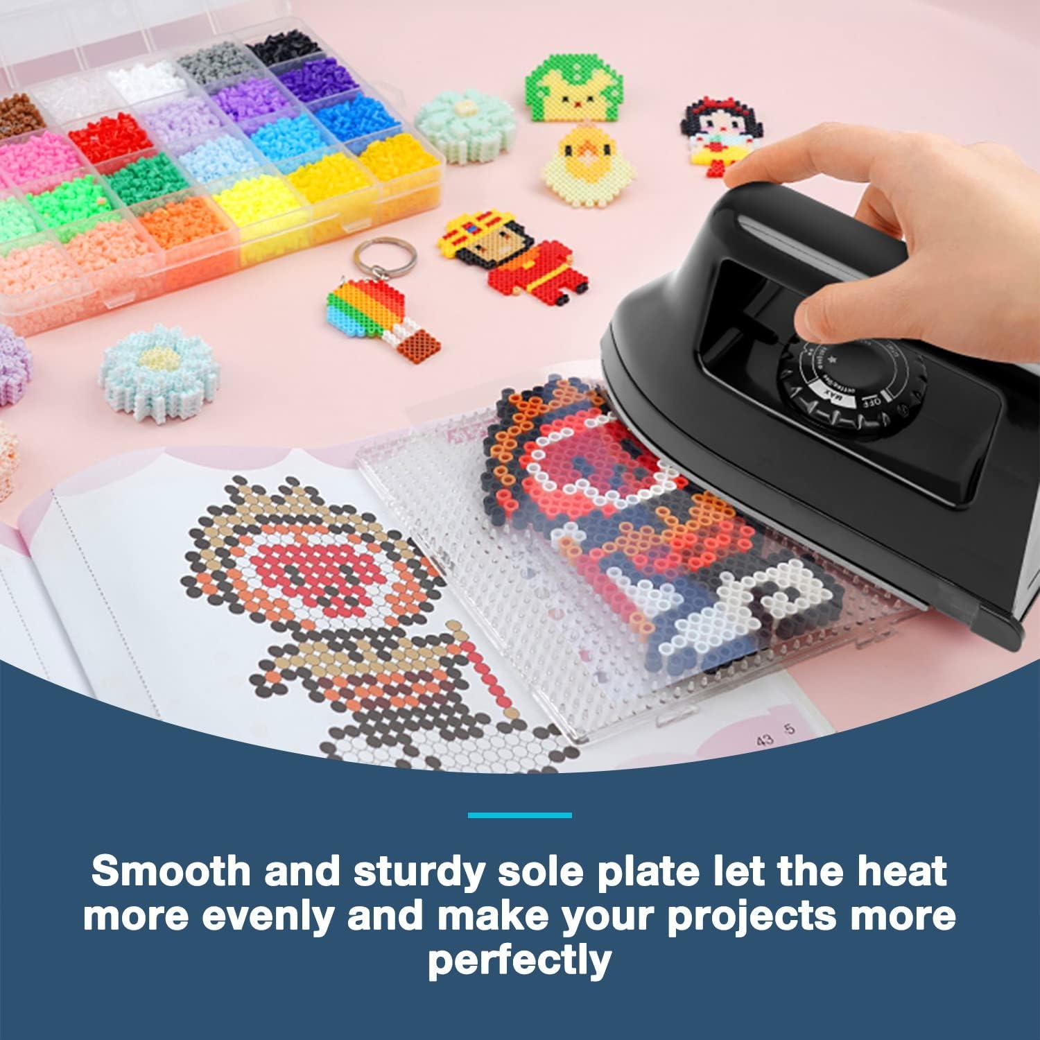 Mini Craft Iron, Portable Small Child's Handy Heat Press Machine with  Plastic Housing for for Patch Clothes DIY Shoes EU Plug