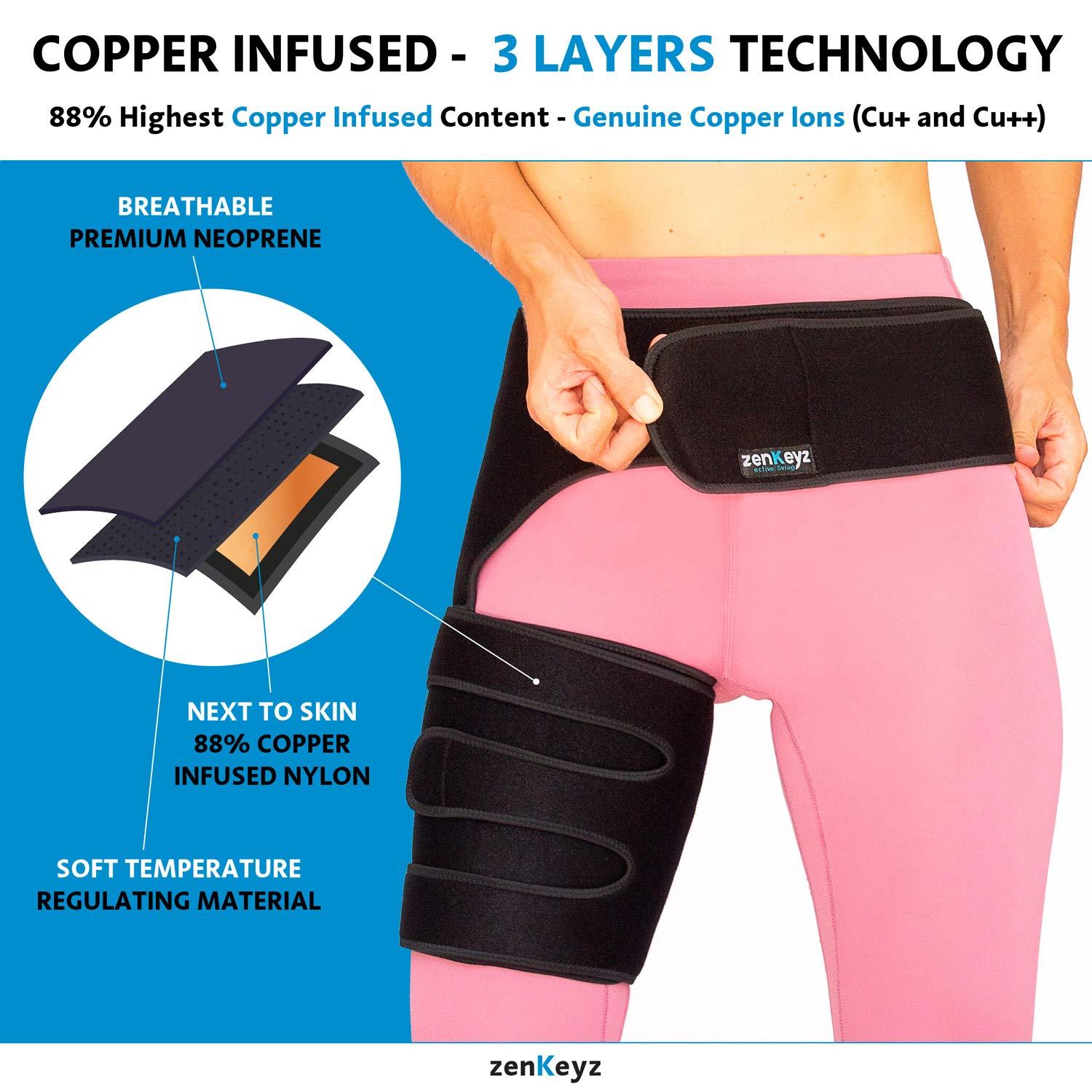 Back Brace Copper Compression Back Support for Men & Women Copper