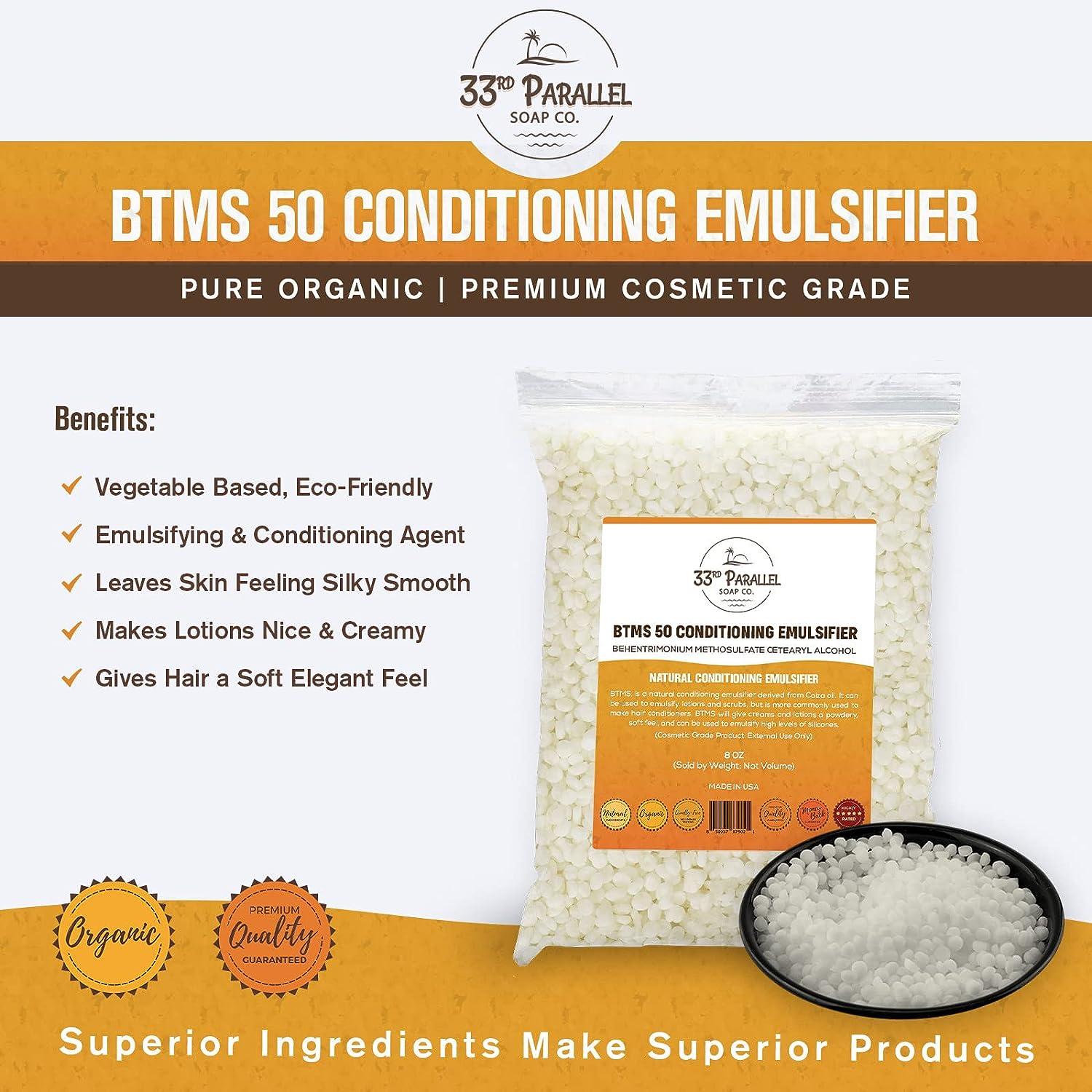 BTMS-25, Conditioning Emulsifying Wax, Vegetable Based Emulsifier
