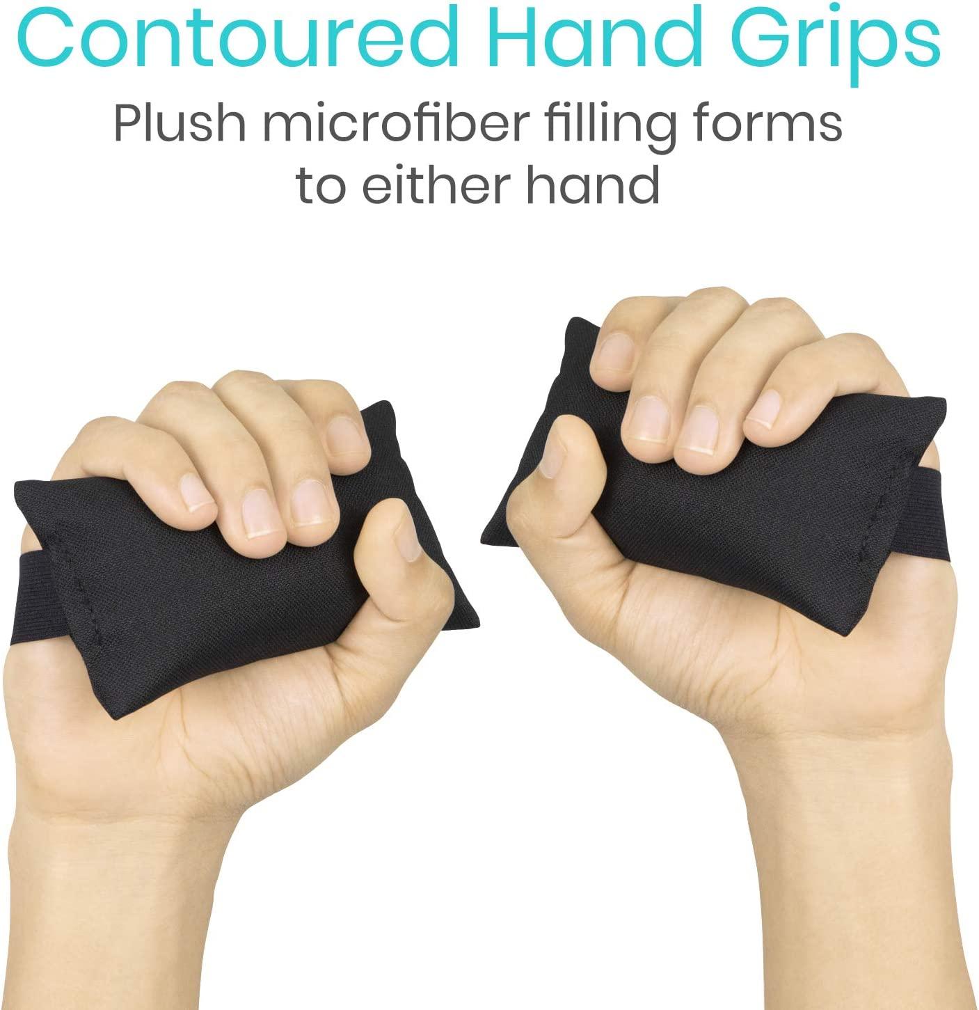 Finger Contracture Grips Cushion, Cone with Finger Separator Hand Grip  Patients Palm Grips, Hand Contracture Cushions with Elastic Band, Anti  Stick