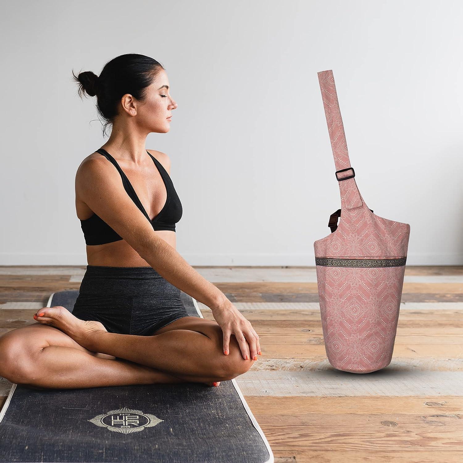 Adjustable Yoga Mat Cotton Sling Adjustable Yoga Mat Strap Carry Strap  Shoulder Belt for All Yoga Mat Size 
