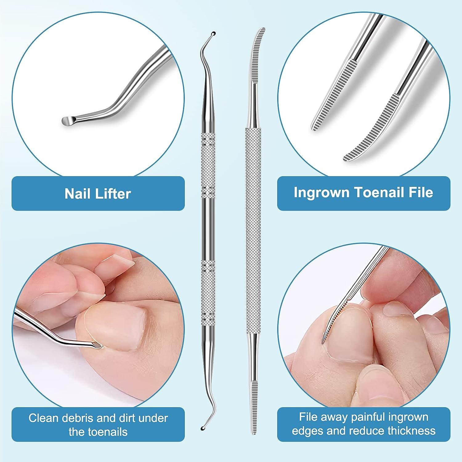 Heal A Heel Heavy Duty Toenail Clippers For Thick Nails | Ergonomic Toenail  Clippers For Seniors | Ingrown Toenail Treatment | Thick Toenail Clippers