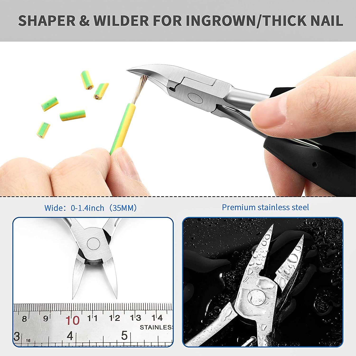 2 Pieces Of Extra-large Thick Nail Clippers, Wide Pliers Suitable For Thick  Toenails And Nails, 15mm