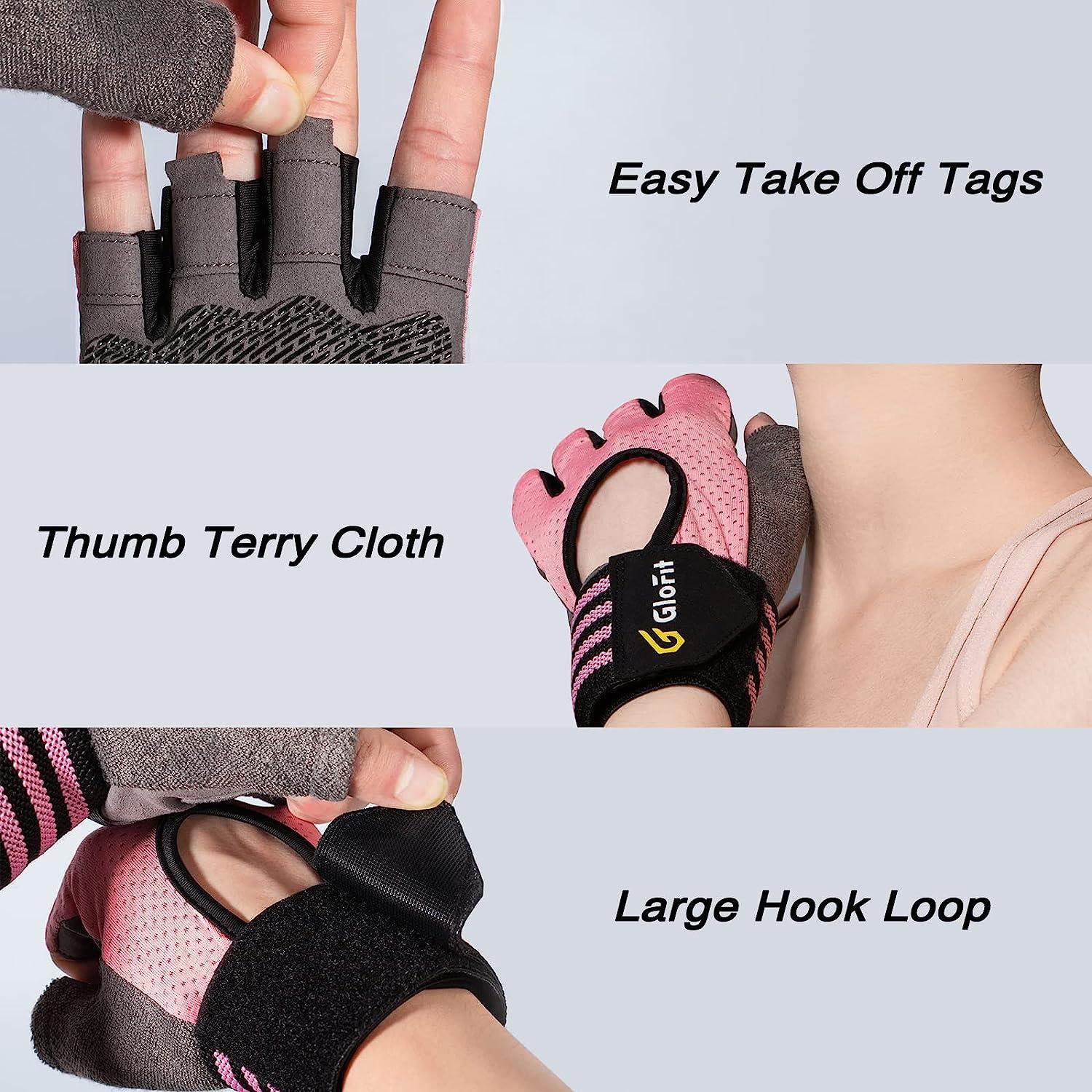 New Grippy No-Slip Cross Training Gloves with Wrist Support for