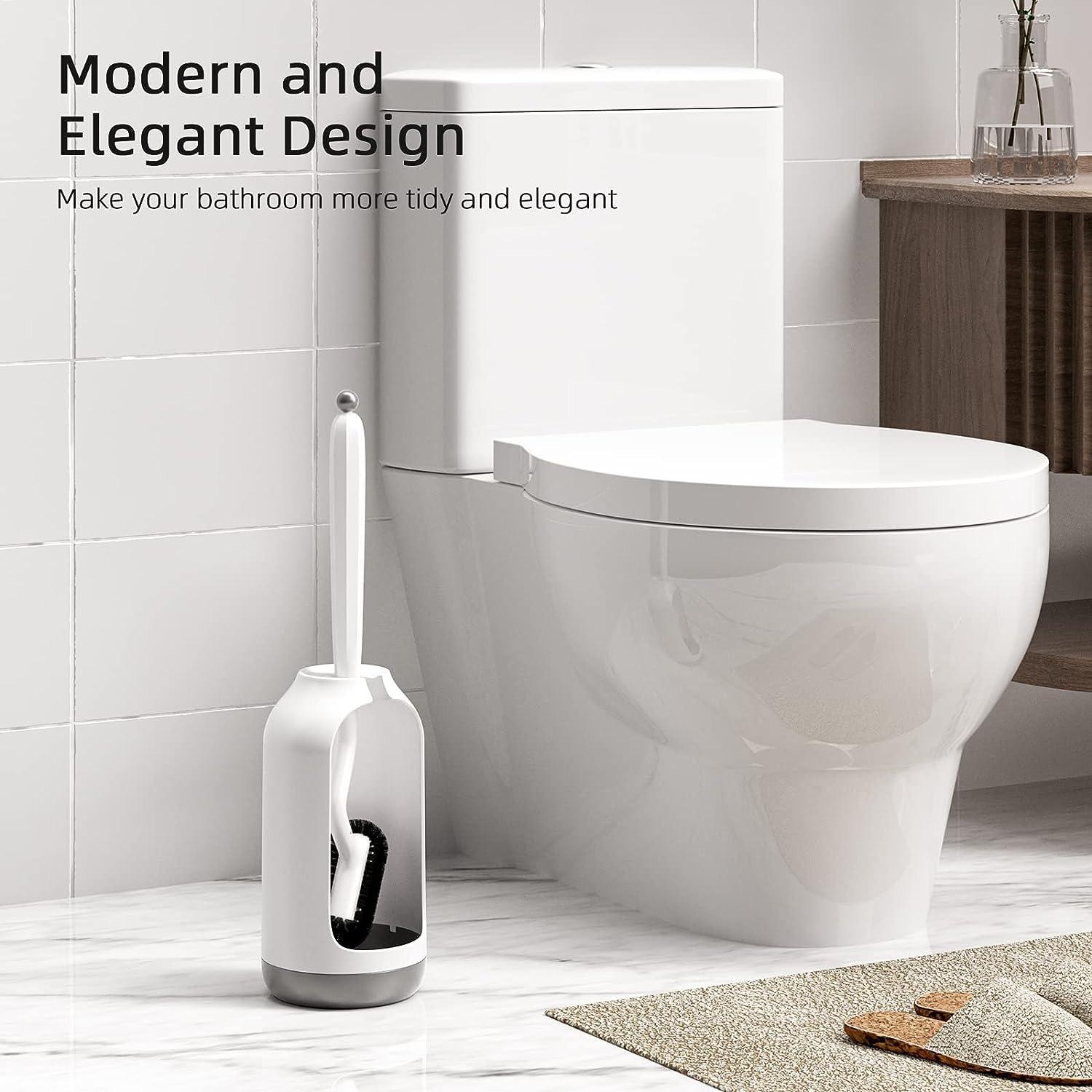 Toilet Bowl Brush Holder Set: Bathroom Deep Cleaning Toilet