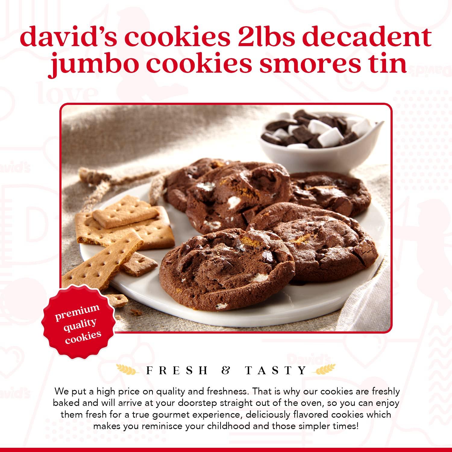 David's Cookies - 24 Fresh Baked Assorted Cookies Gourmet Gift Basket, 2lb