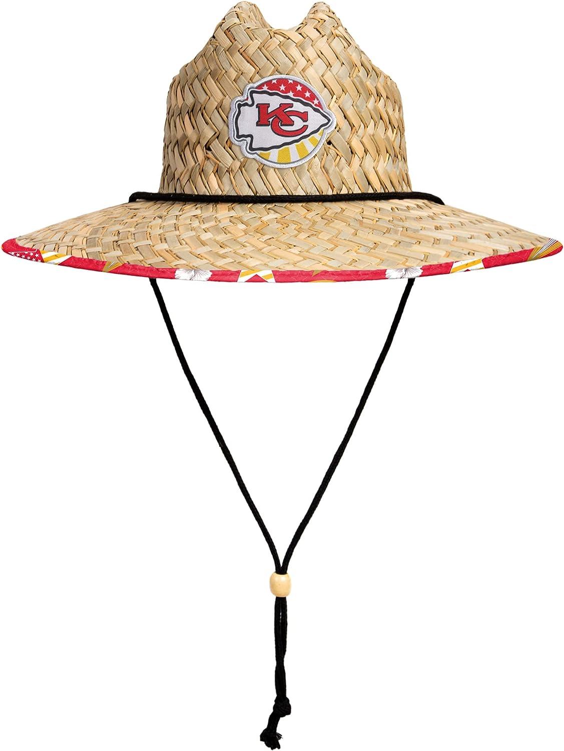 Kansas City Chiefs NFL Floral Straw Hat