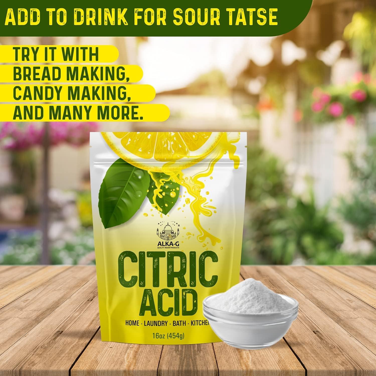  Citric Acid 6 Pounds, Food Grade, Fine Granular Powder, 100%  Pure, Concentrated Anhydrous Form, Natural Preservative + Great for  Cooking, Cleaning, & DIY Bath Bombs