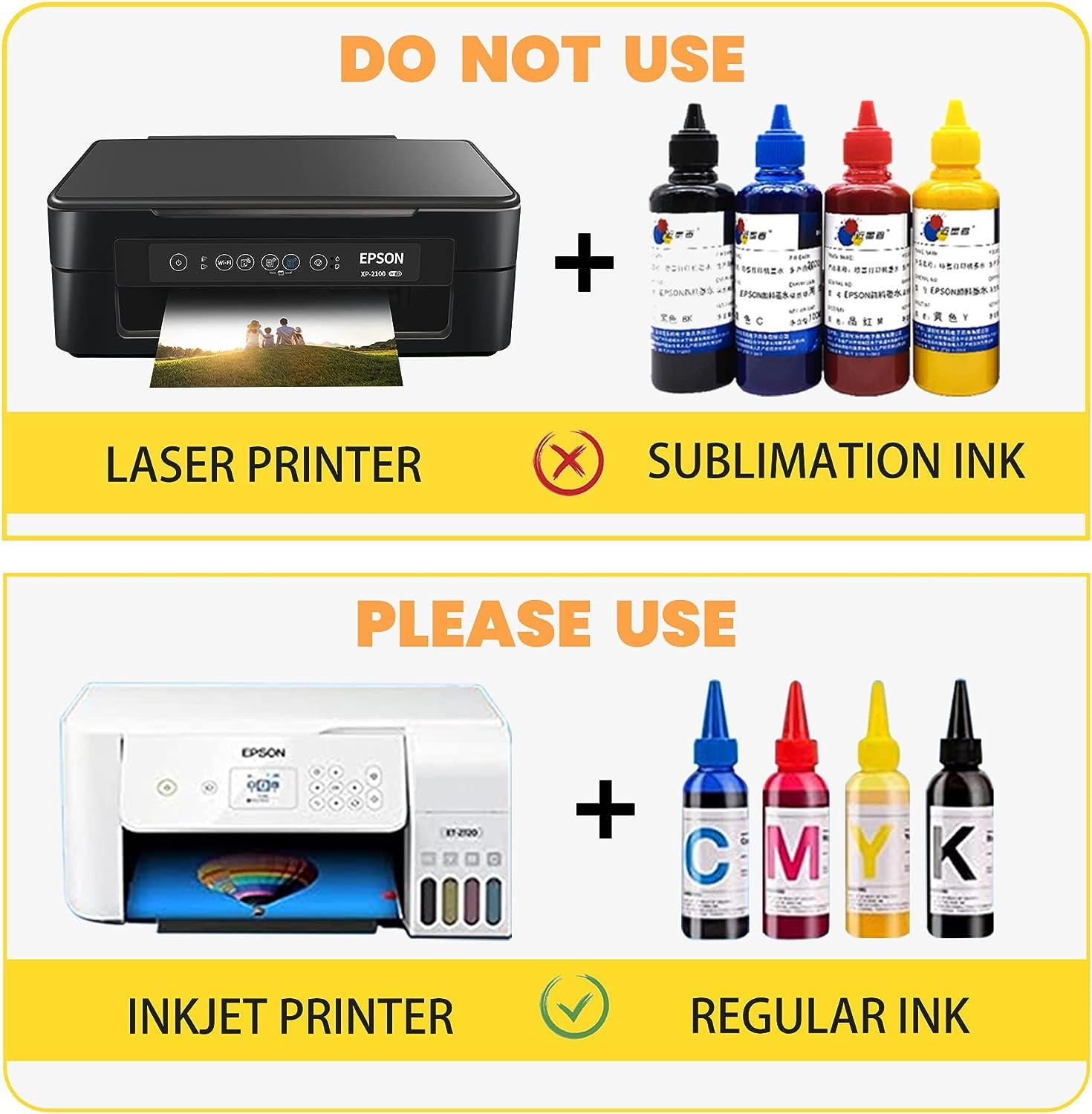 A-sub Sublimation Paper 8.5x11 inch for DIY Unique Christmas Gifts Compatible with Inkjet Printer which Match Sublimation Ink 100 Sheets, White