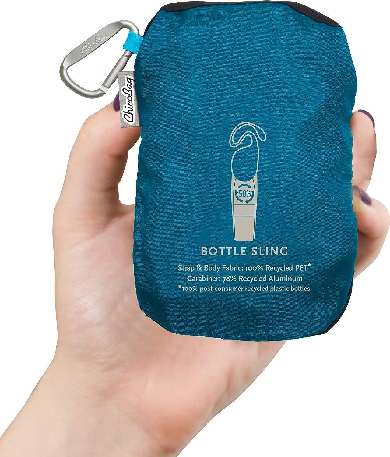 ChicoBag rePETe Water Bottle Sling, Recycled Water Bottle Carrier with  Strap, Eco Friendly