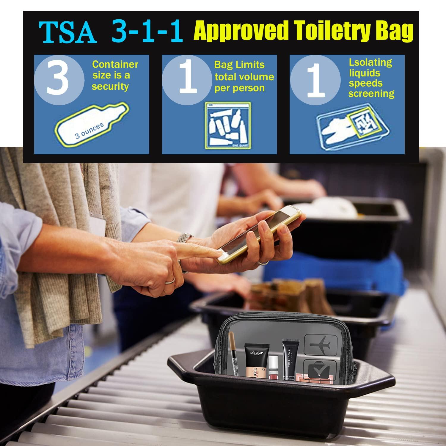 This TSA-approved toiletry zipper bag is better than a 1-qt