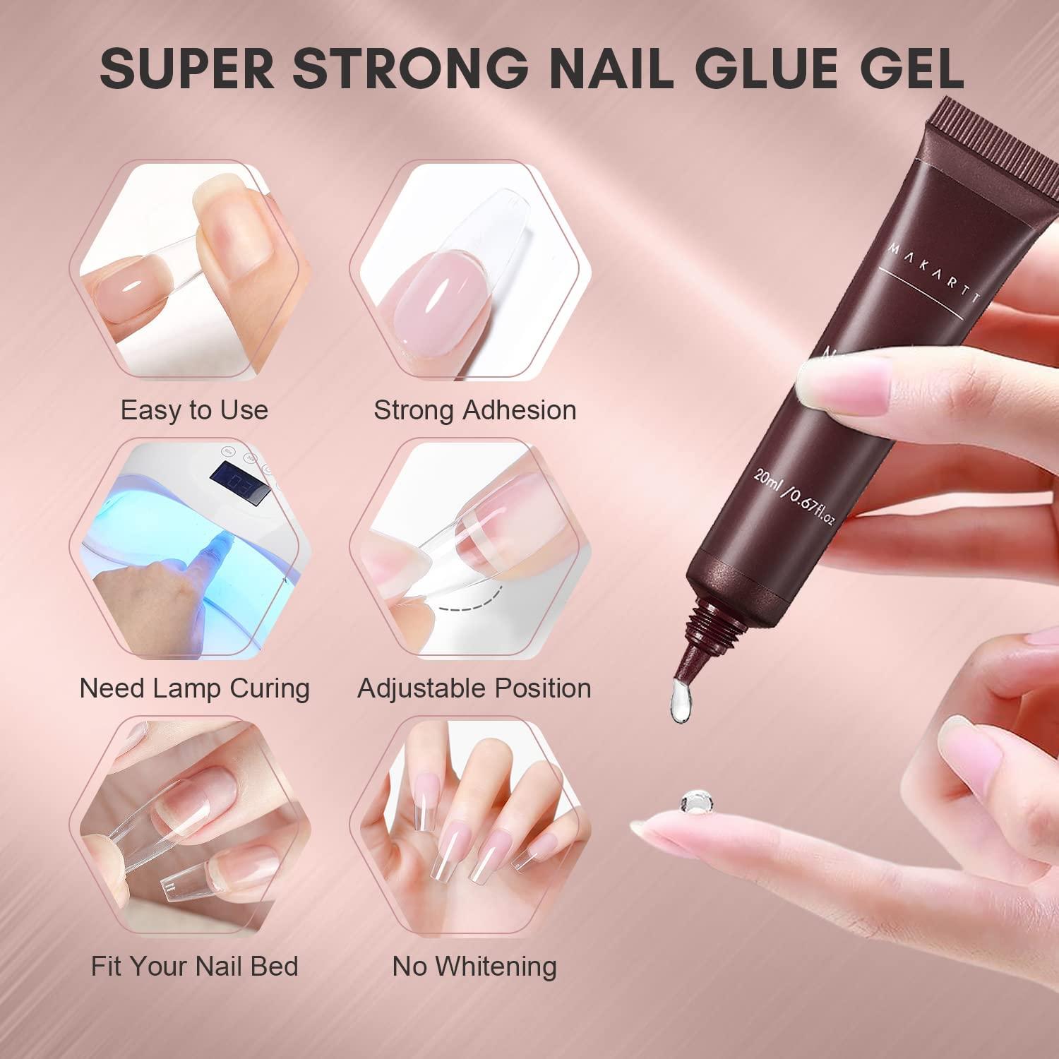 20ML Nail Art Rhinestone Gel Glue Super Sticky Glue UV Gel Nail