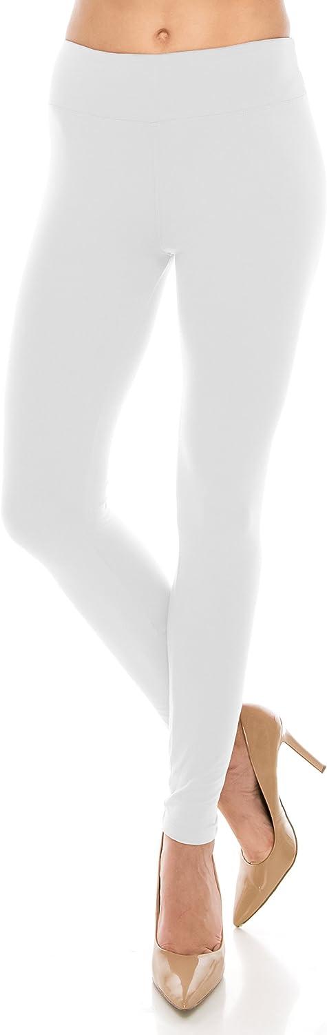 ALWAYS Women's Velvet Leggings - Buttery Soft Warm Winter Solid