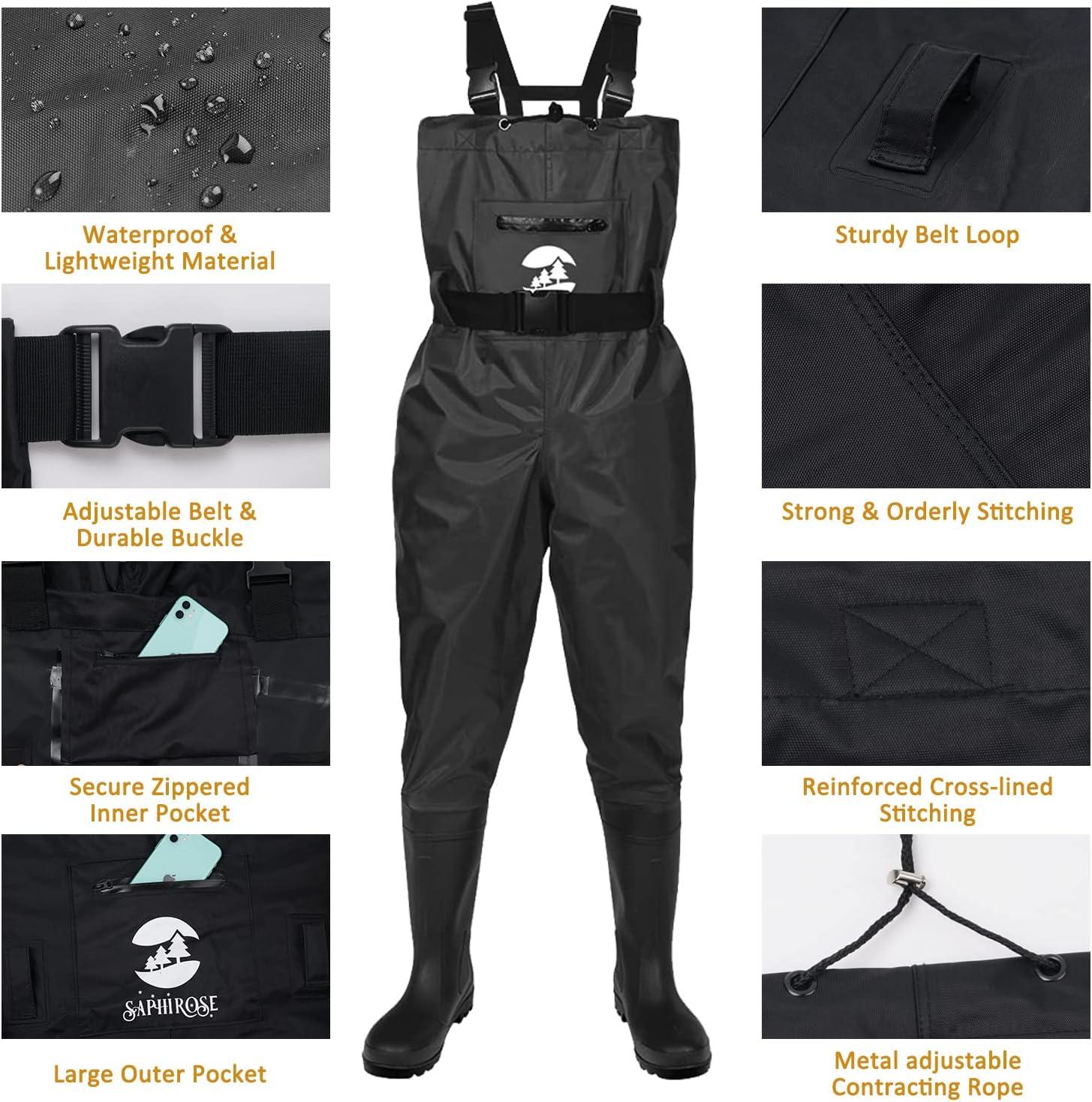 New Fishing Waders With Boots And Lightweight Pants Waterproof For Men And  Women