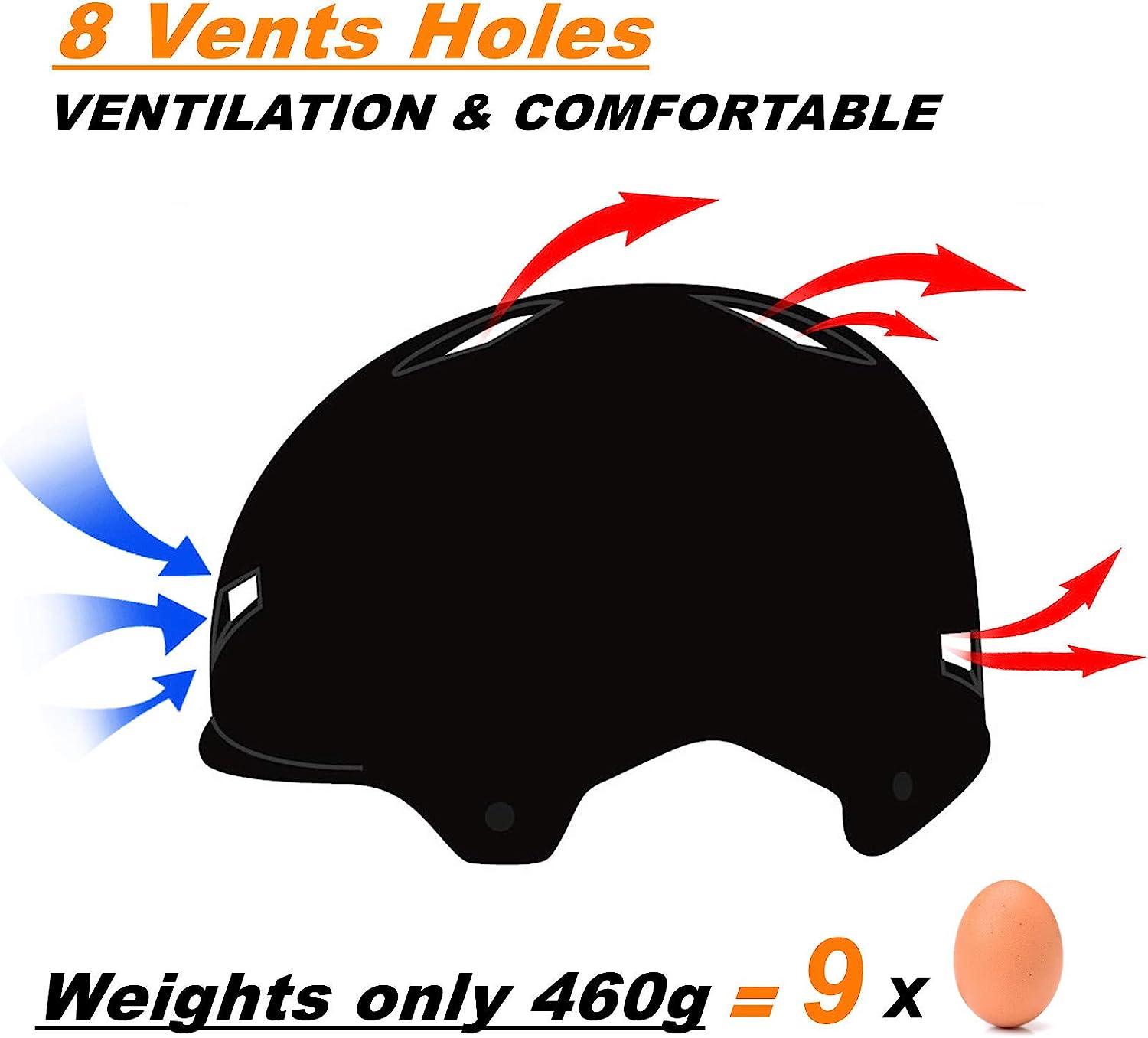 Skateboard Helmet - Impact Resistance & Ventilation, Multi-Sport
