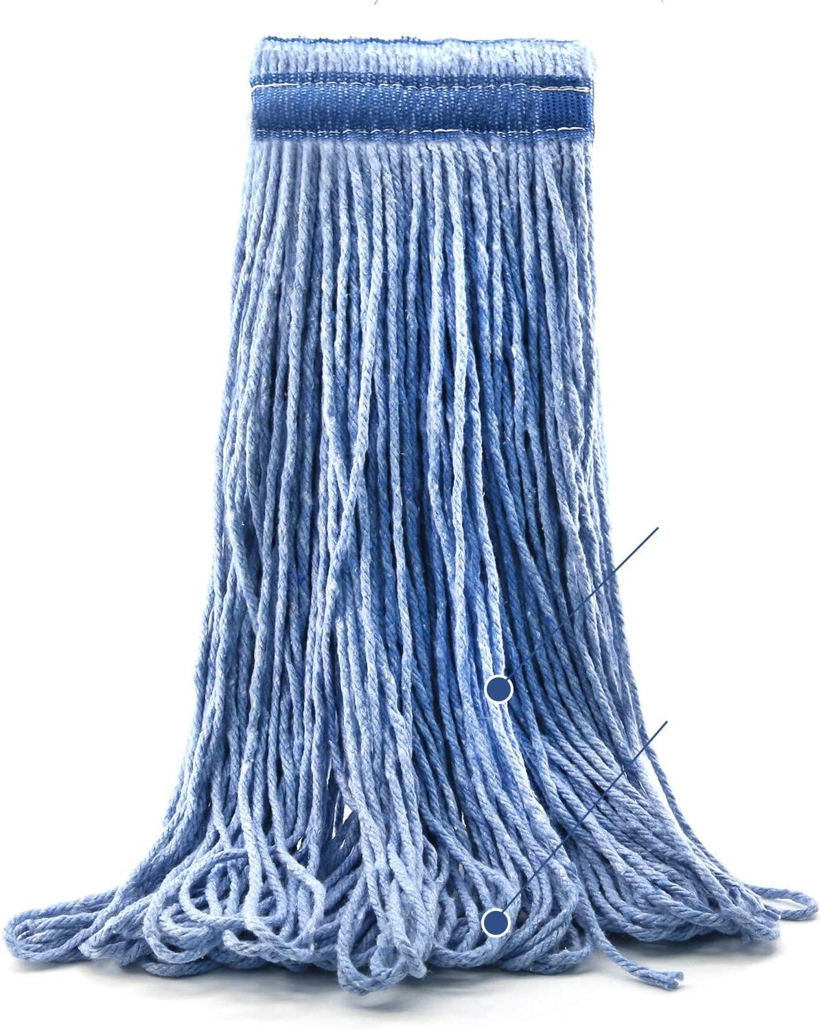 24” Closed Loop Cotton Dust Mop Heads (6 Pack)