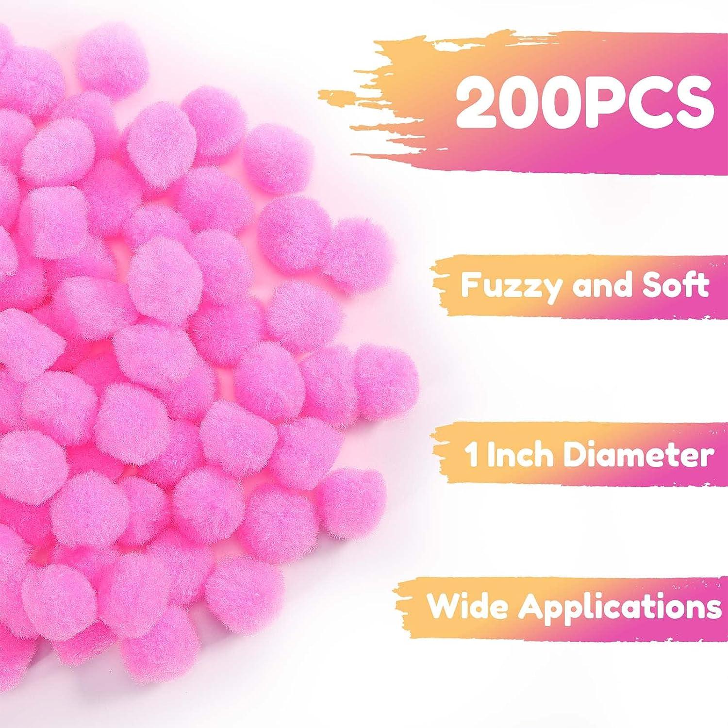  Caydo 500PCS Red Pom Poms, 1cm Small Pom Poms Balls for Kids  DIY Art Creative Crafts Projects and Decorations : Arts, Crafts & Sewing