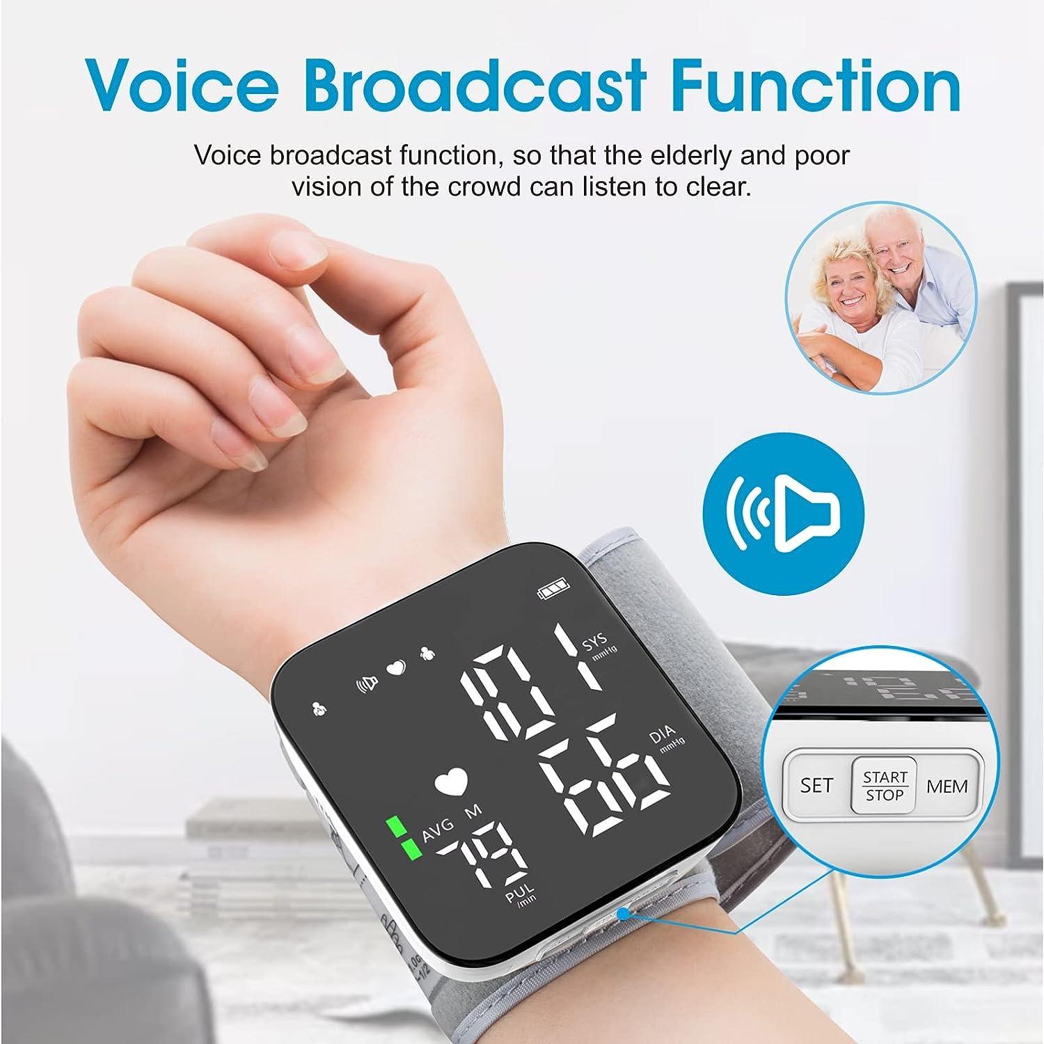 Blood Pressure Monitor, Talking Wrist