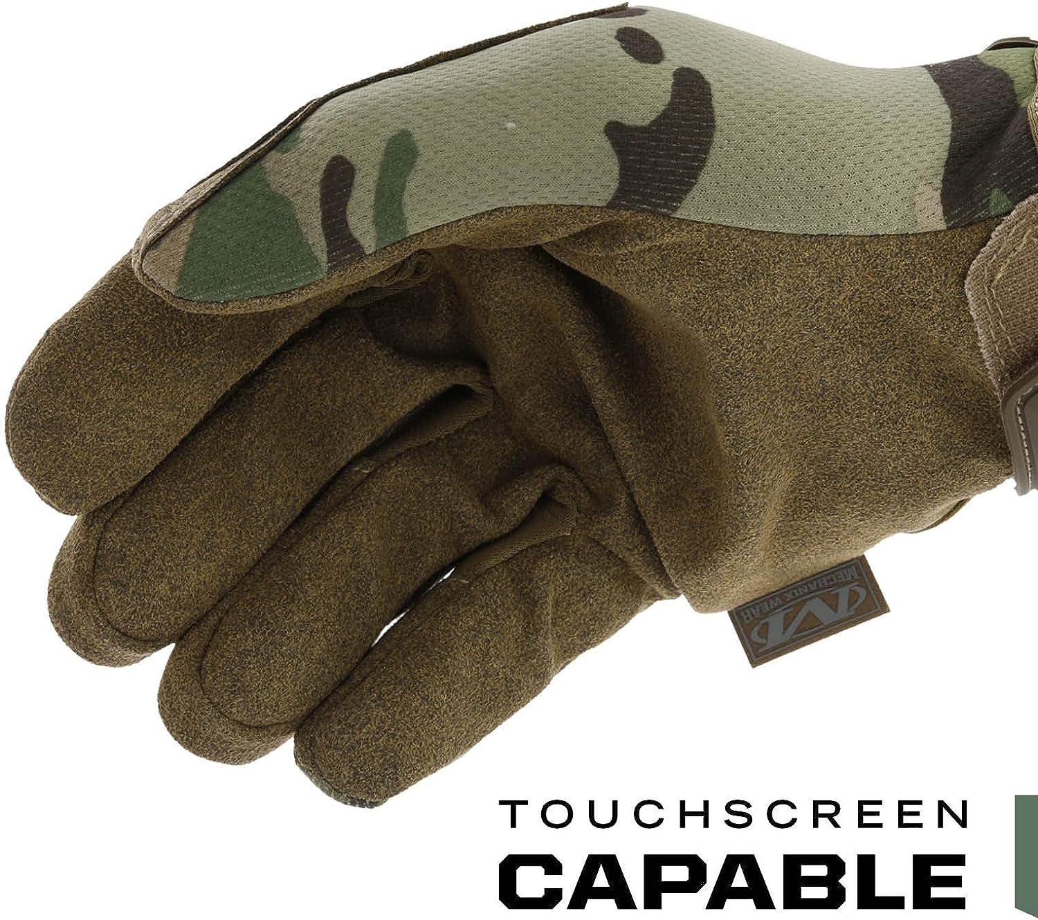 Mechanic Work Gloves Breathable Camo hunting Gloves Leather Palm