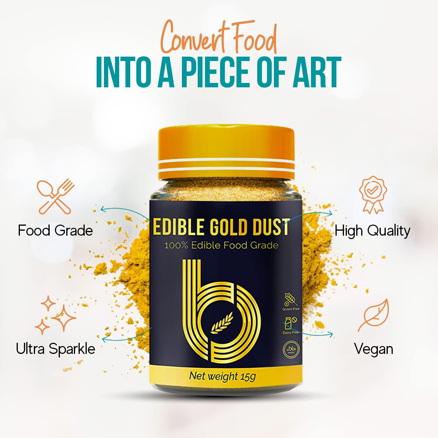 Large Spray Gold Edible Glitter