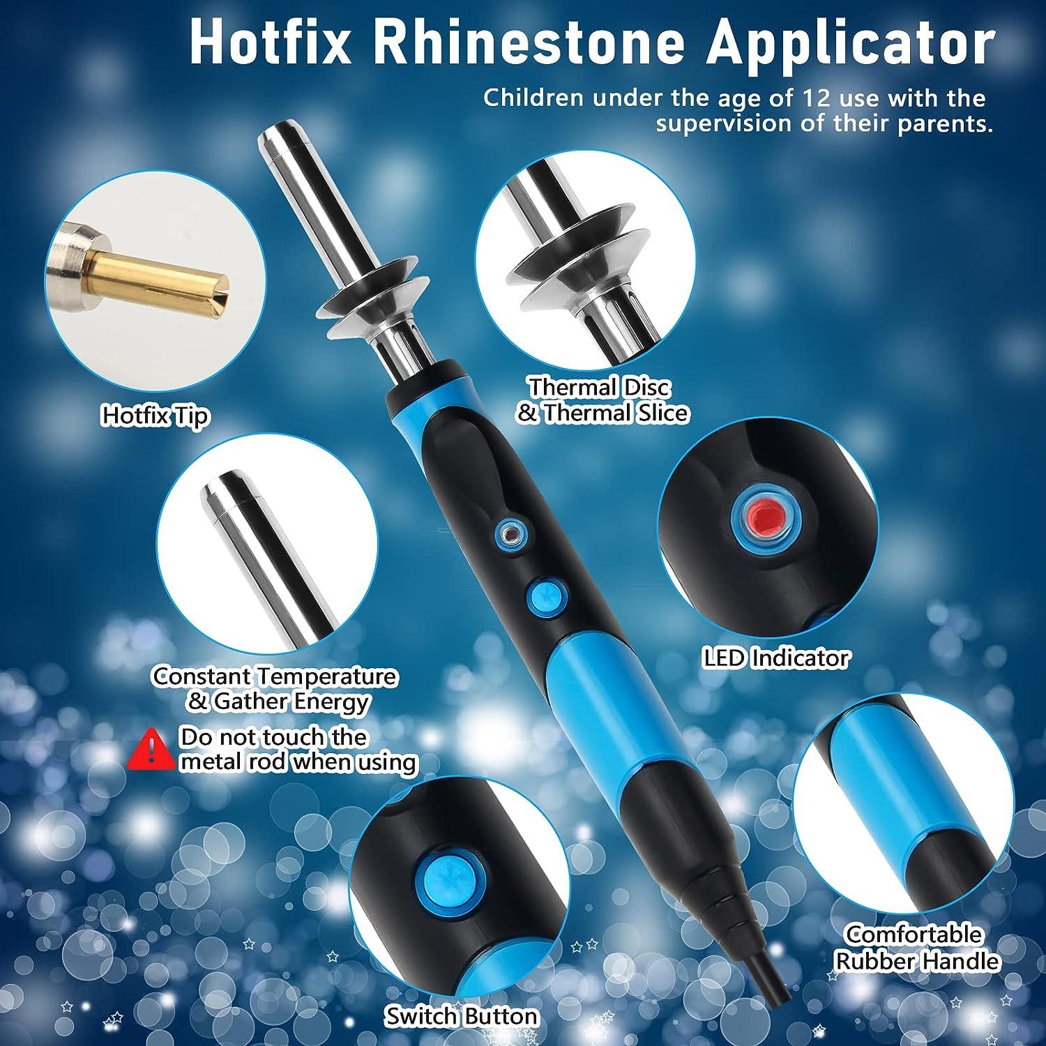 Heat-fix Tool Fast Heated Hotfix Rhinestone Applicator Iron-on