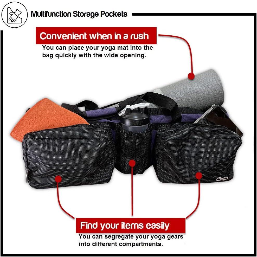 Yoga Backpacks - Yoga-Mad - Multiple Storage Compartments