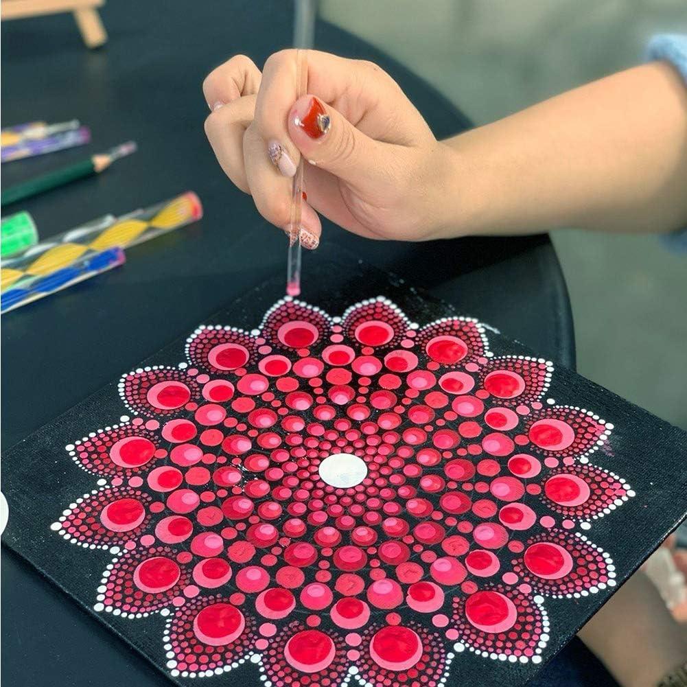 24Pcs mandala Template Painting Crafts Circle Stencils For Drawing